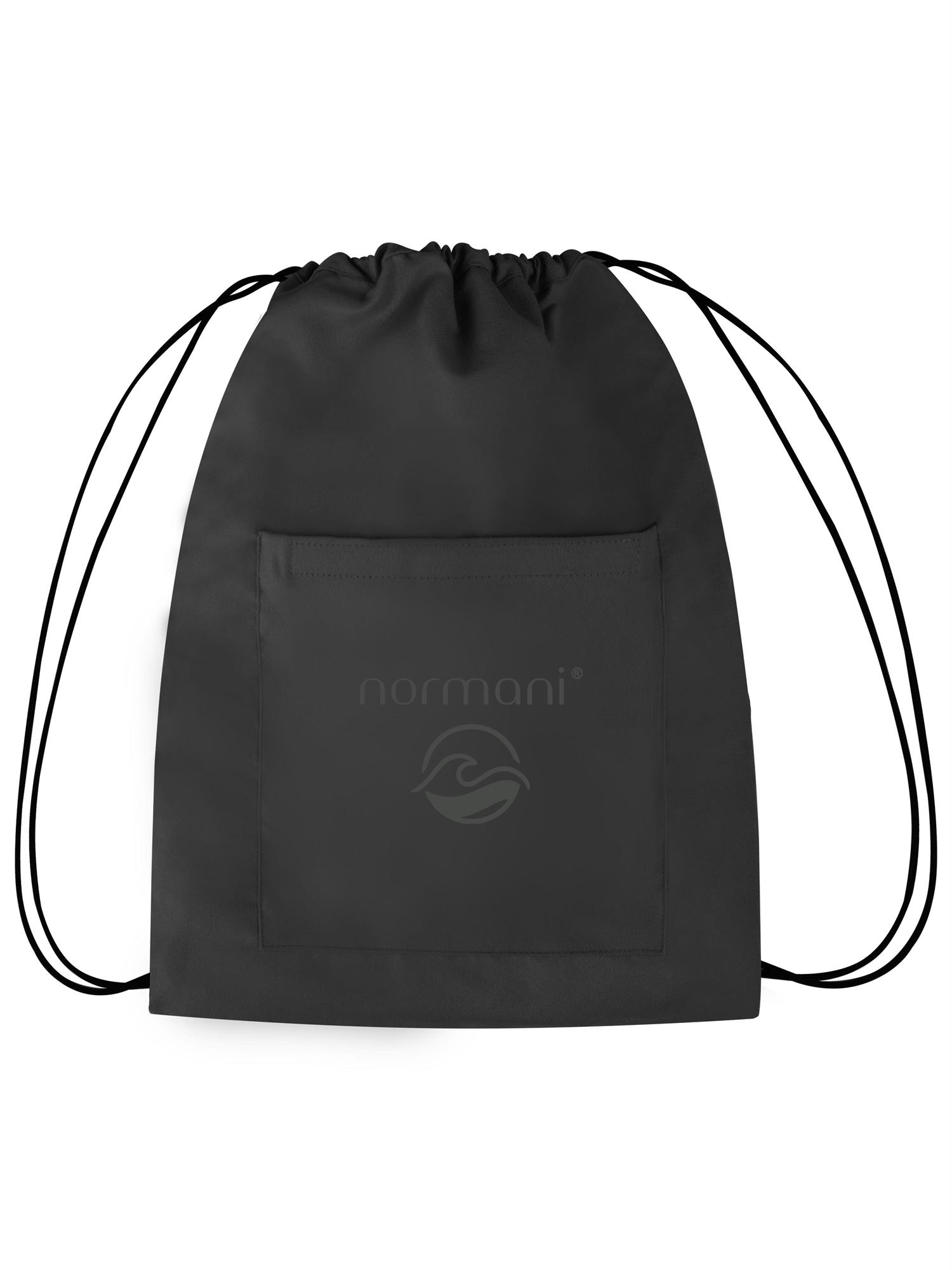 Strandhandtuch mit Rucksackfunktion - großes Handtuch 90x170 cm Badetuch - Bild 33 von 43