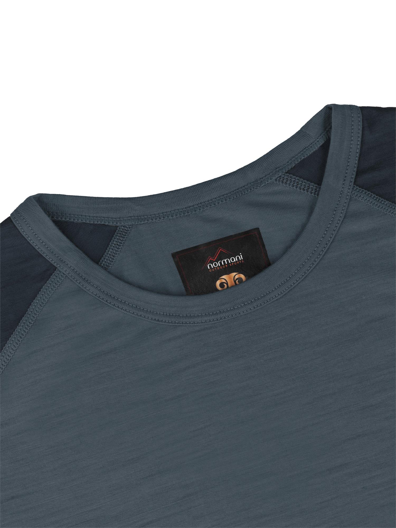 Herren Merino Sommer T-Shirt Kurzarm Shirt Outdoo Funktionsoberteil Halbarmshirt