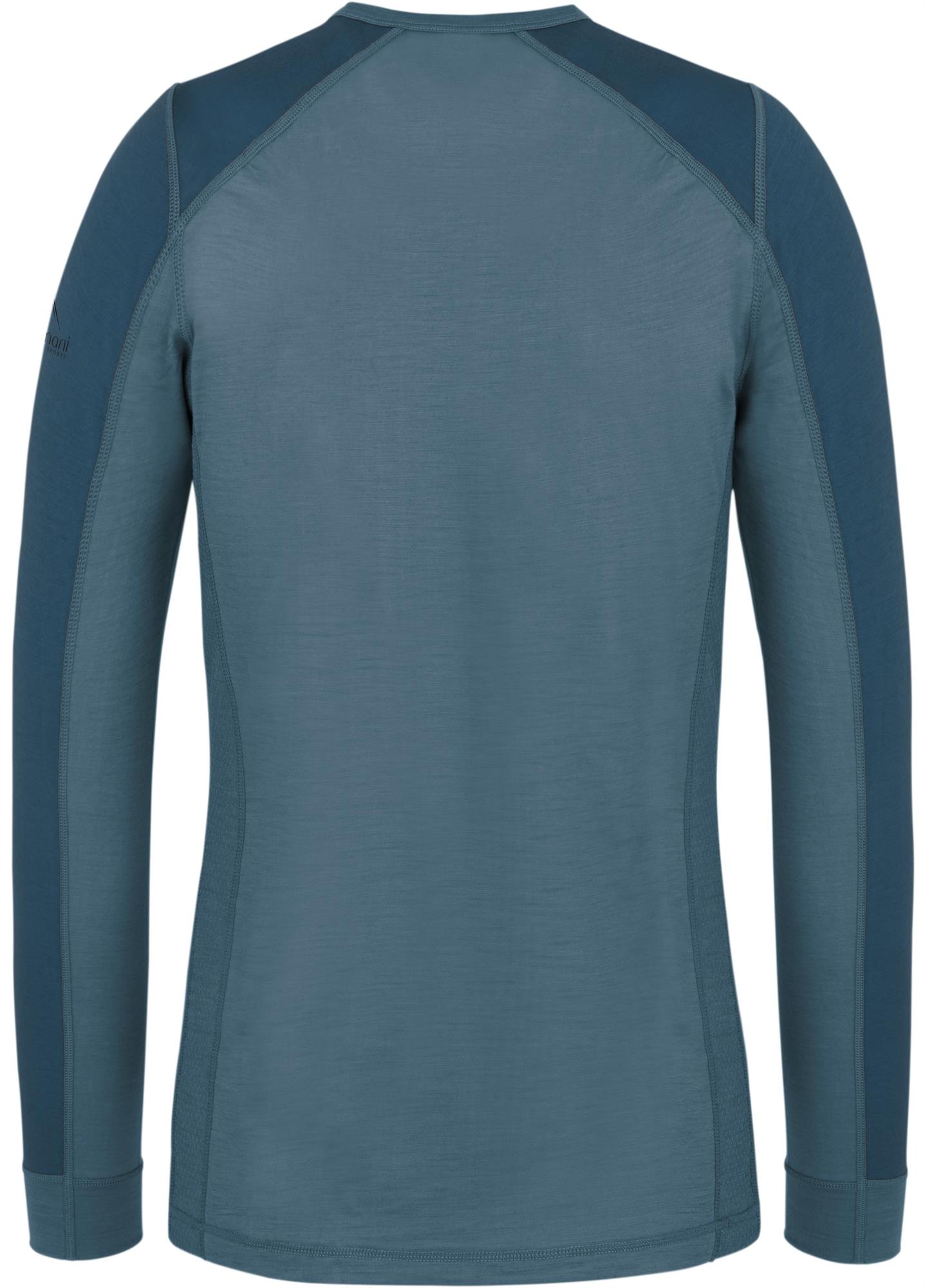 Ultraleichtes Damen Merino Sommer Langarm Shirt Outdoor Pullover Sportshirt - Bild 9 von 21