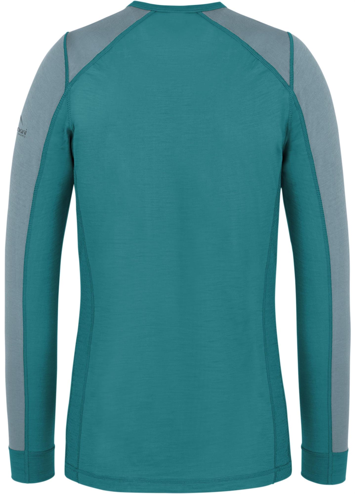 Ultraleichtes Damen Merino Sommer Langarm Shirt Outdoor Pullover Sportshirt - Bild 19 von 21