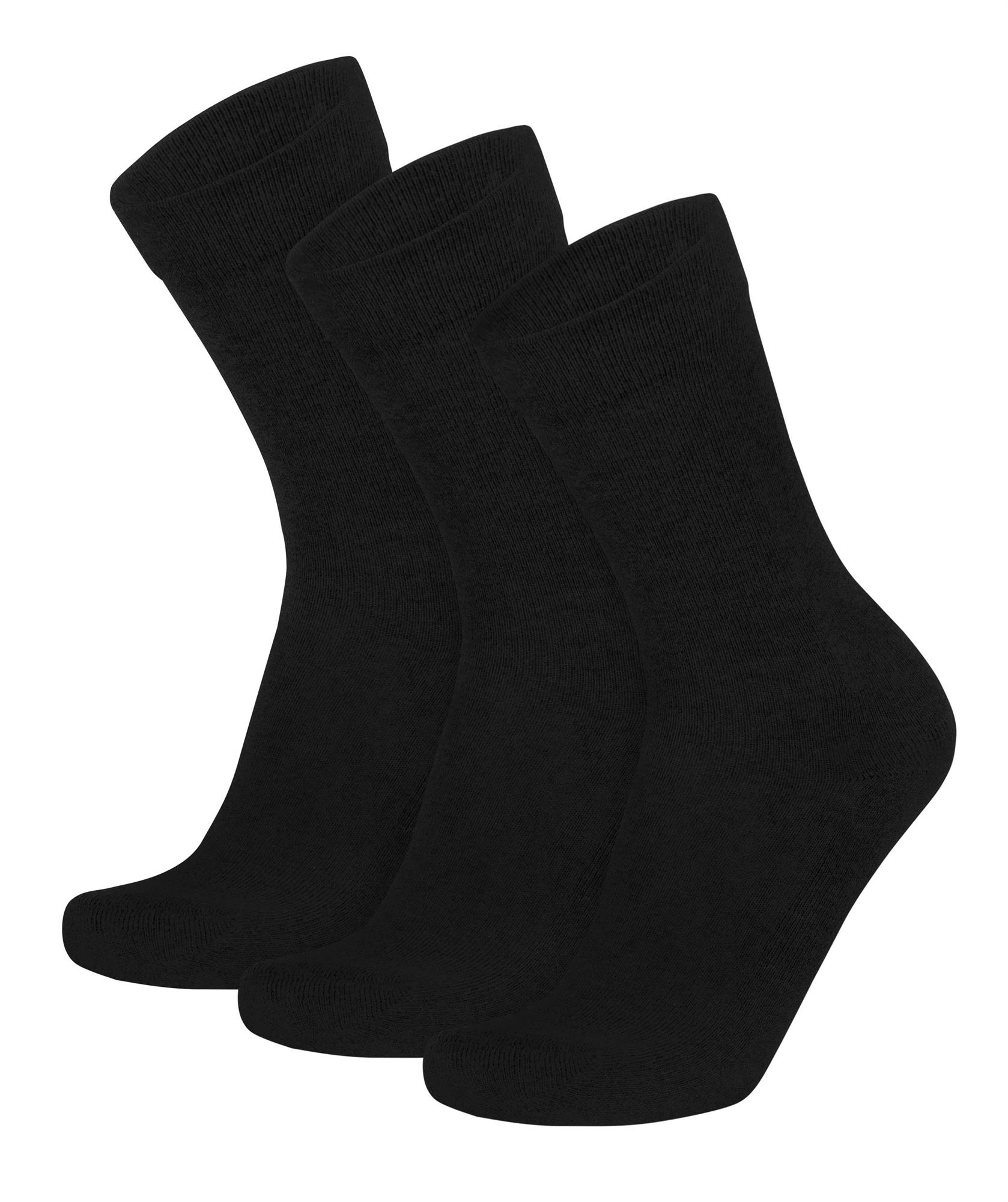 Diabethiker Socken ohne Gummi mit Frotteesohle 6 Paar für Herren und Damen