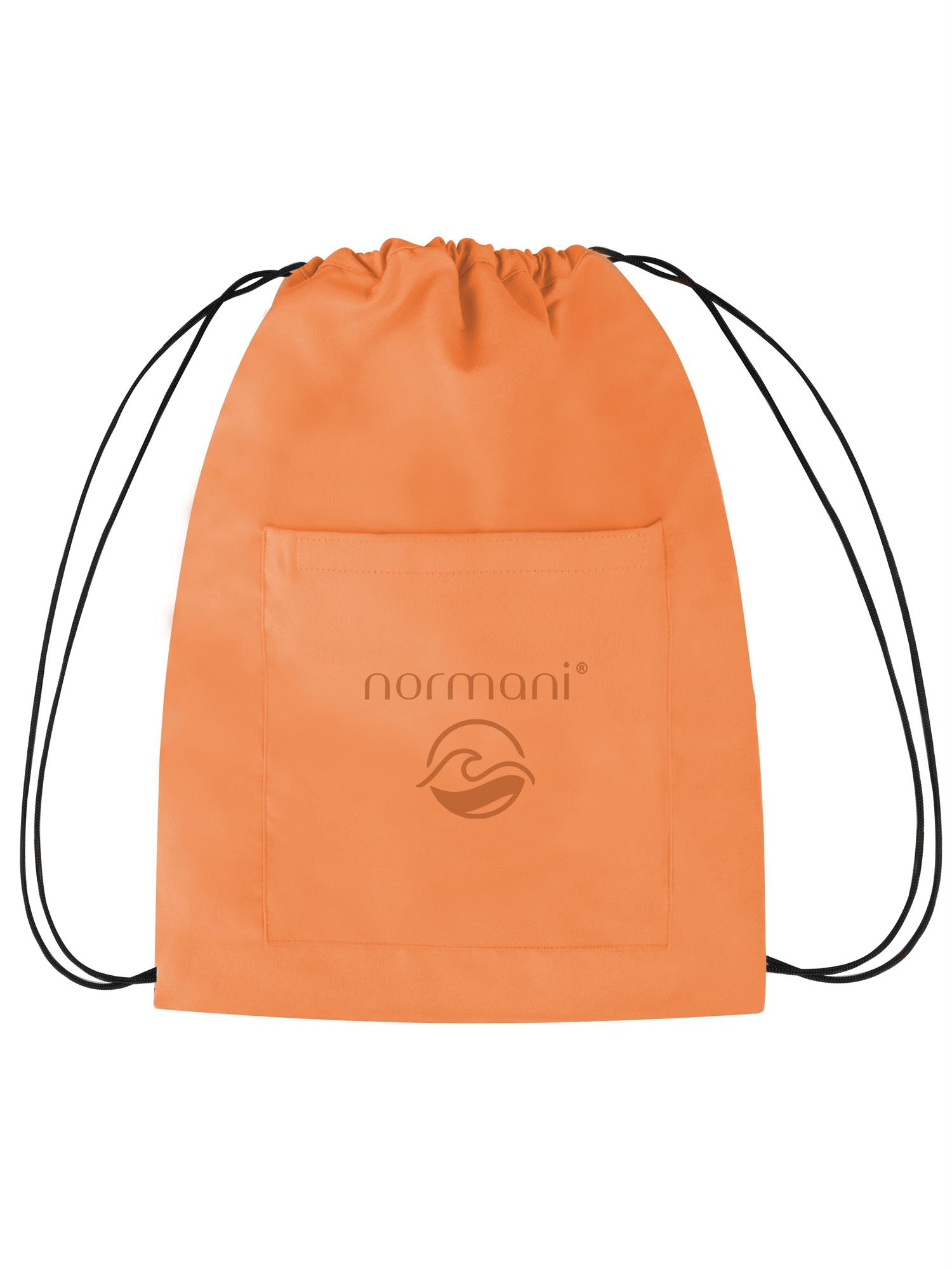 Strandhandtuch mit Rucksackfunktion - großes Handtuch 90x170 cm Badetuch - Bild 9 von 43