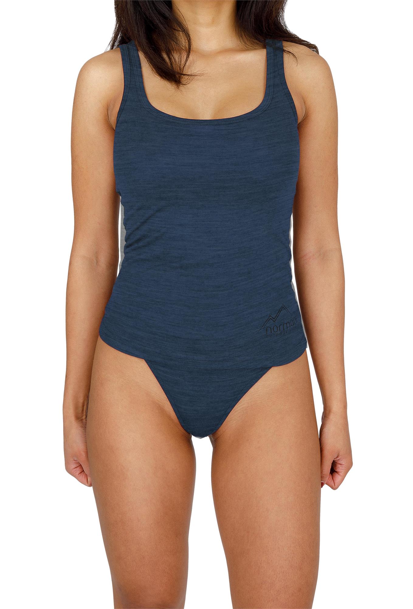Damen Merino Tanktop Unterhemd Unterwäsche aus 100% Bio-Merinowolle - Bild 8 von 22