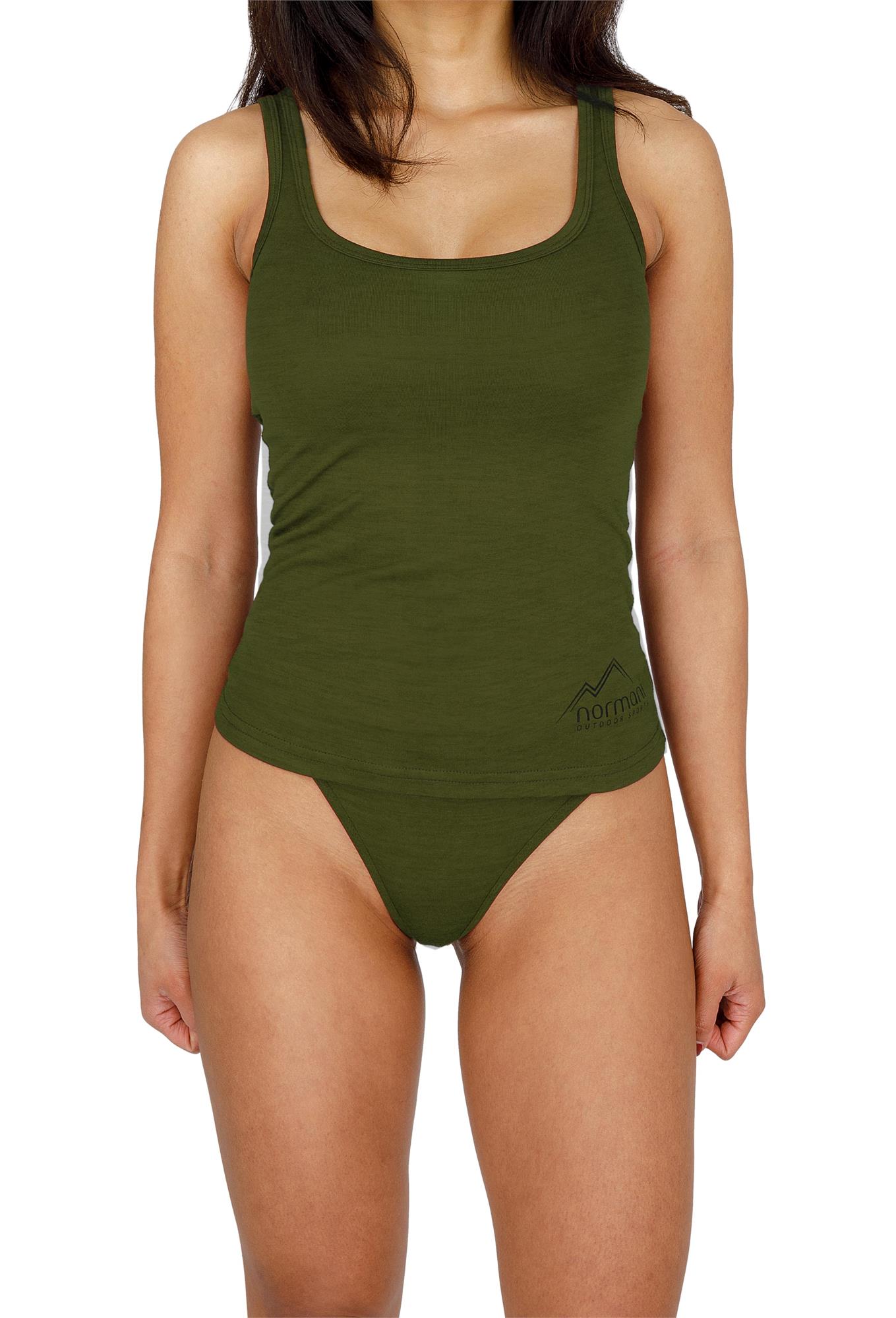 Damen Merino Tanktop Unterhemd Unterwäsche aus 100% Bio-Merinowolle - Bild 17 von 22