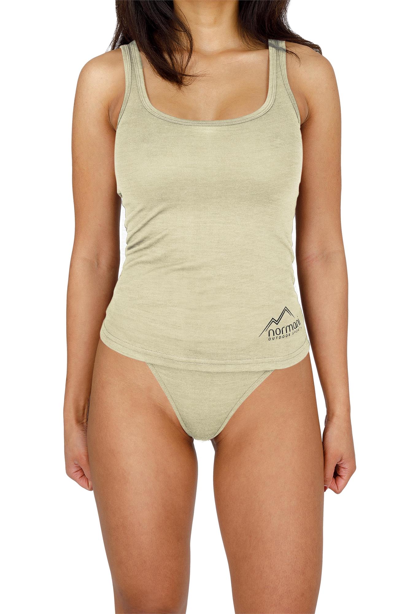 Damen Merino Tanktop Unterhemd Unterwäsche aus 100% Bio-Merinowolle - Bild 20 von 22