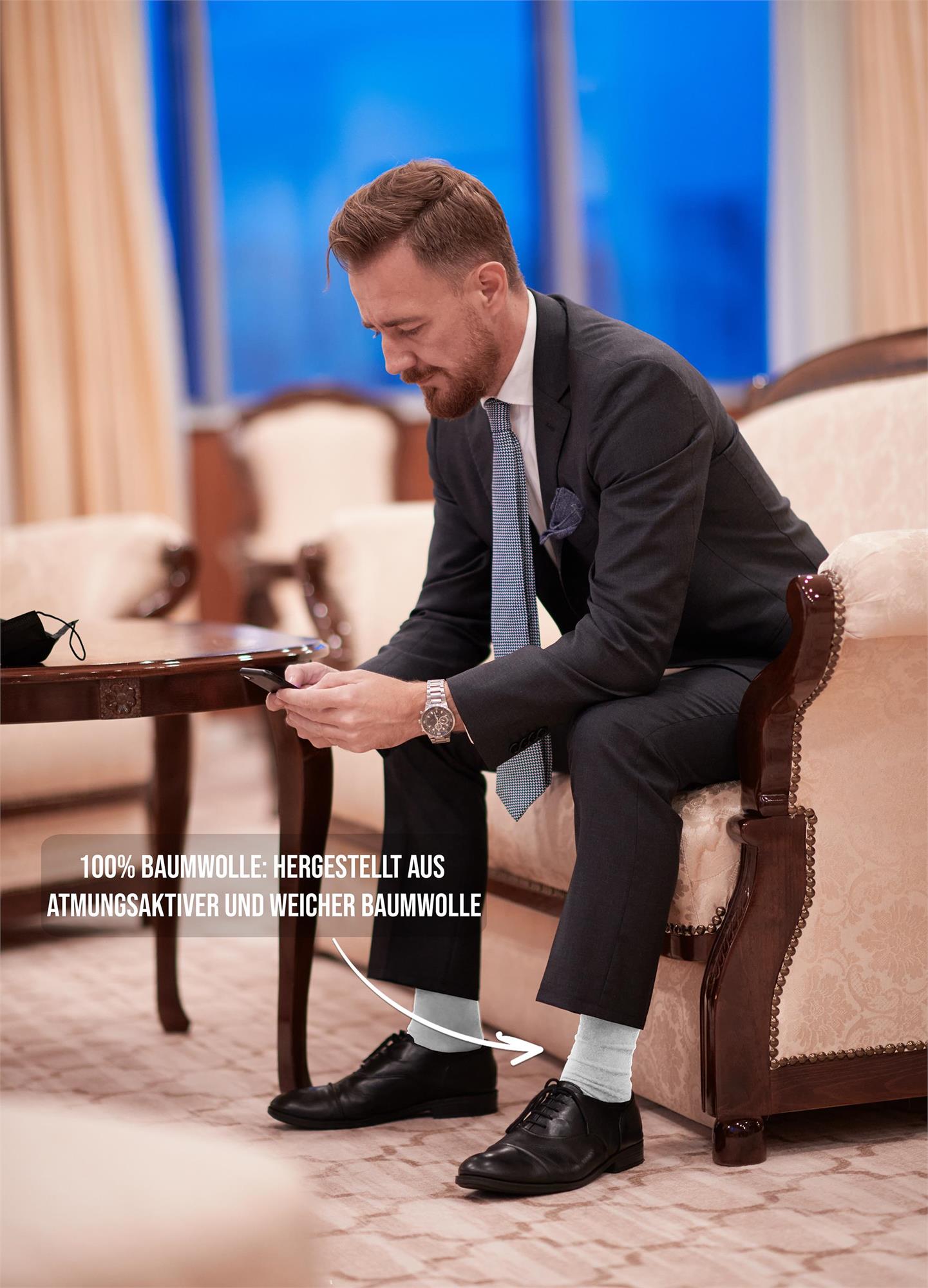 10 Paar Weiße 100% Baumwolle Arzt Klinik Diabetiker socken weiches naht 35 - 50 - Bild 4 von 8