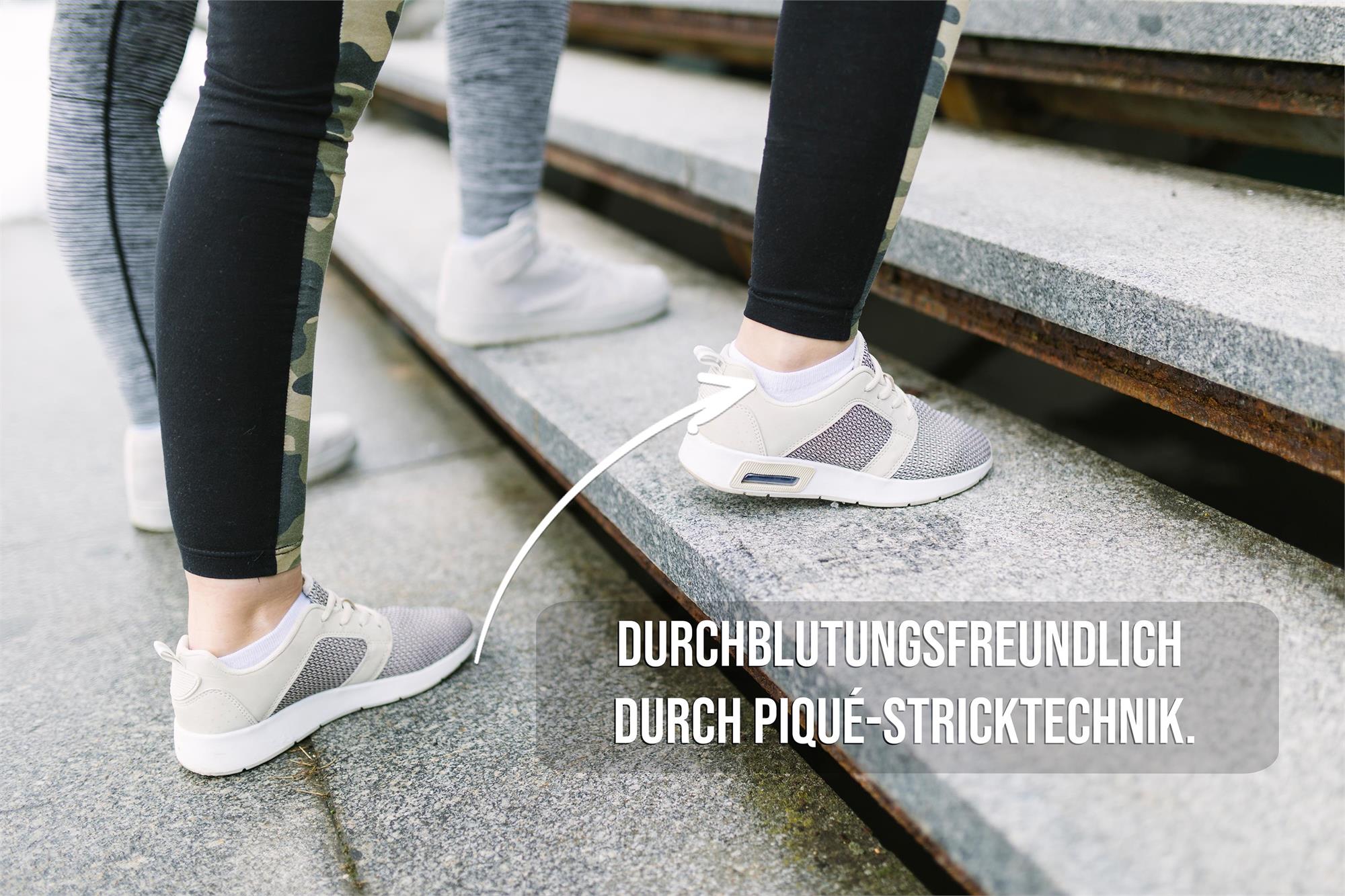 6 Paar Bambus Sneaker Socken Damen Herren - Atmungsaktiv & Superweich 35 - 50 - Bild 6 von 54