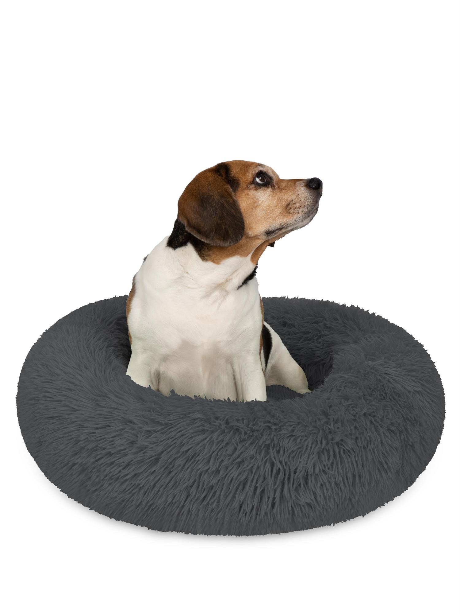 Rundes Hundebett für große und kleine Hunde - Ergonomisches Hundekissen Donut - Bild 6 von 29
