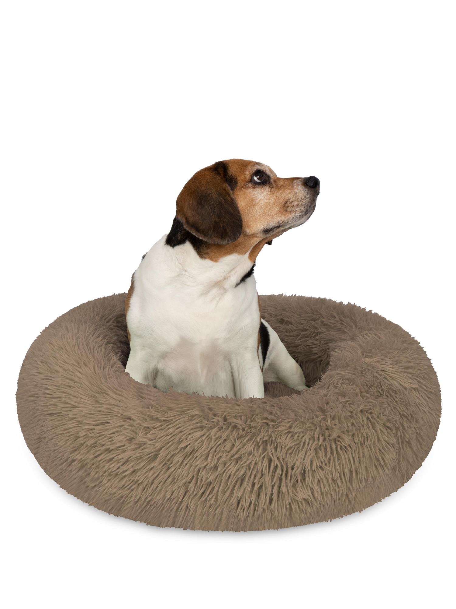 Rundes Hundebett für große und kleine Hunde - Ergonomisches Hundekissen Donut - Bild 20 von 29