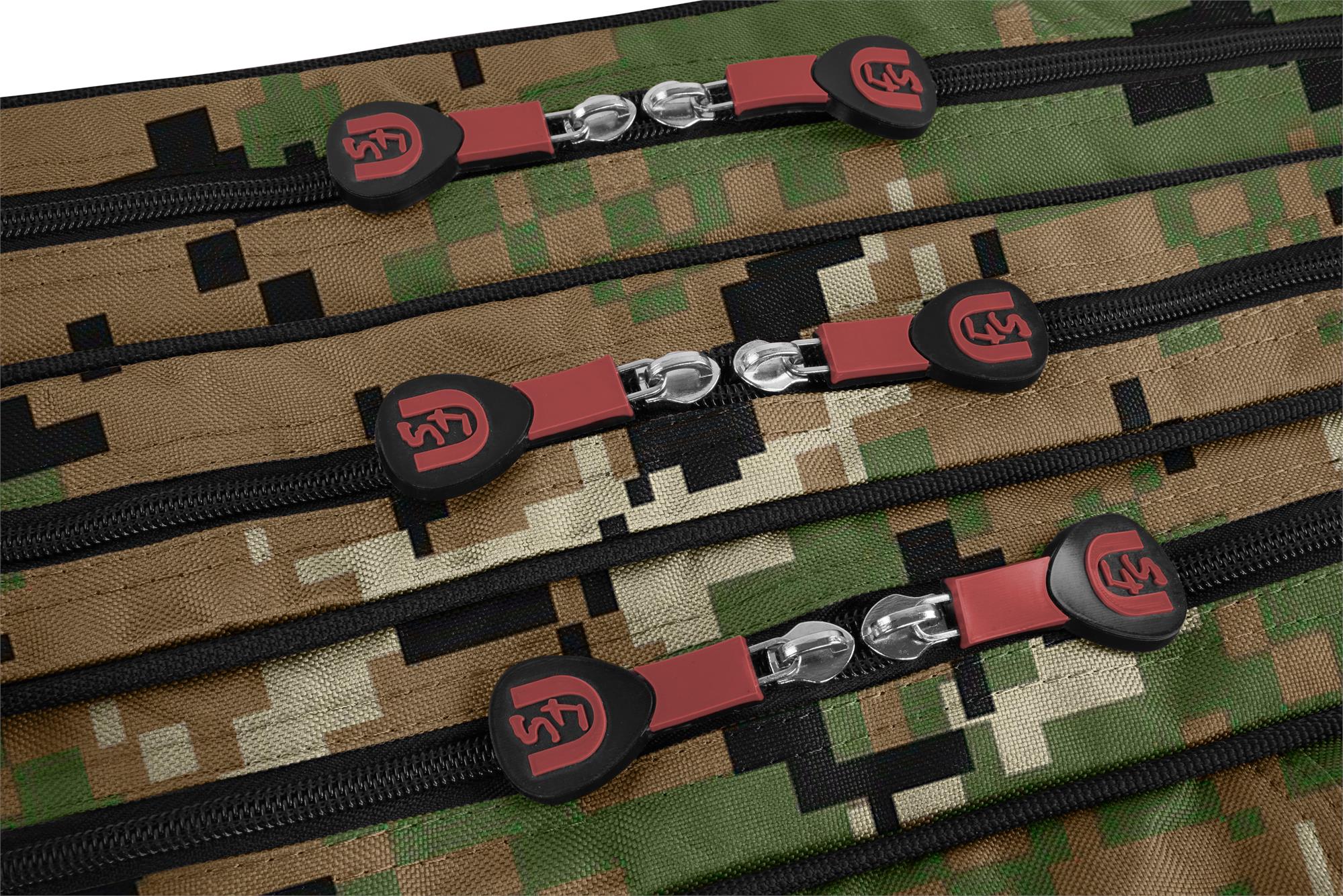 Rutenfutteral Rutentasche Anglertasche Rutenrucksack 3 Fächer - versch. Längen 