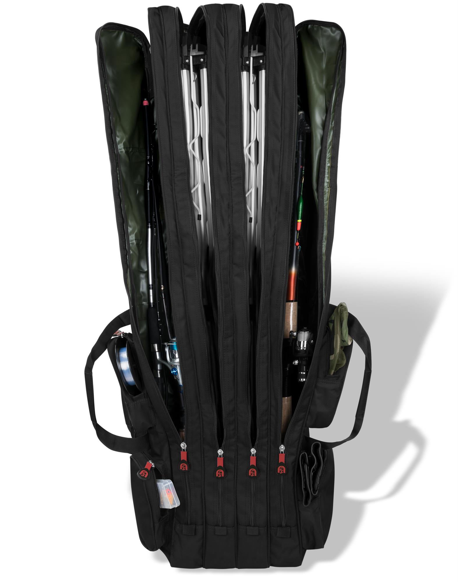 Angelrutentasche Ruttenfutteral Rutentasche Rod Case Angelrucksack Angeltasche