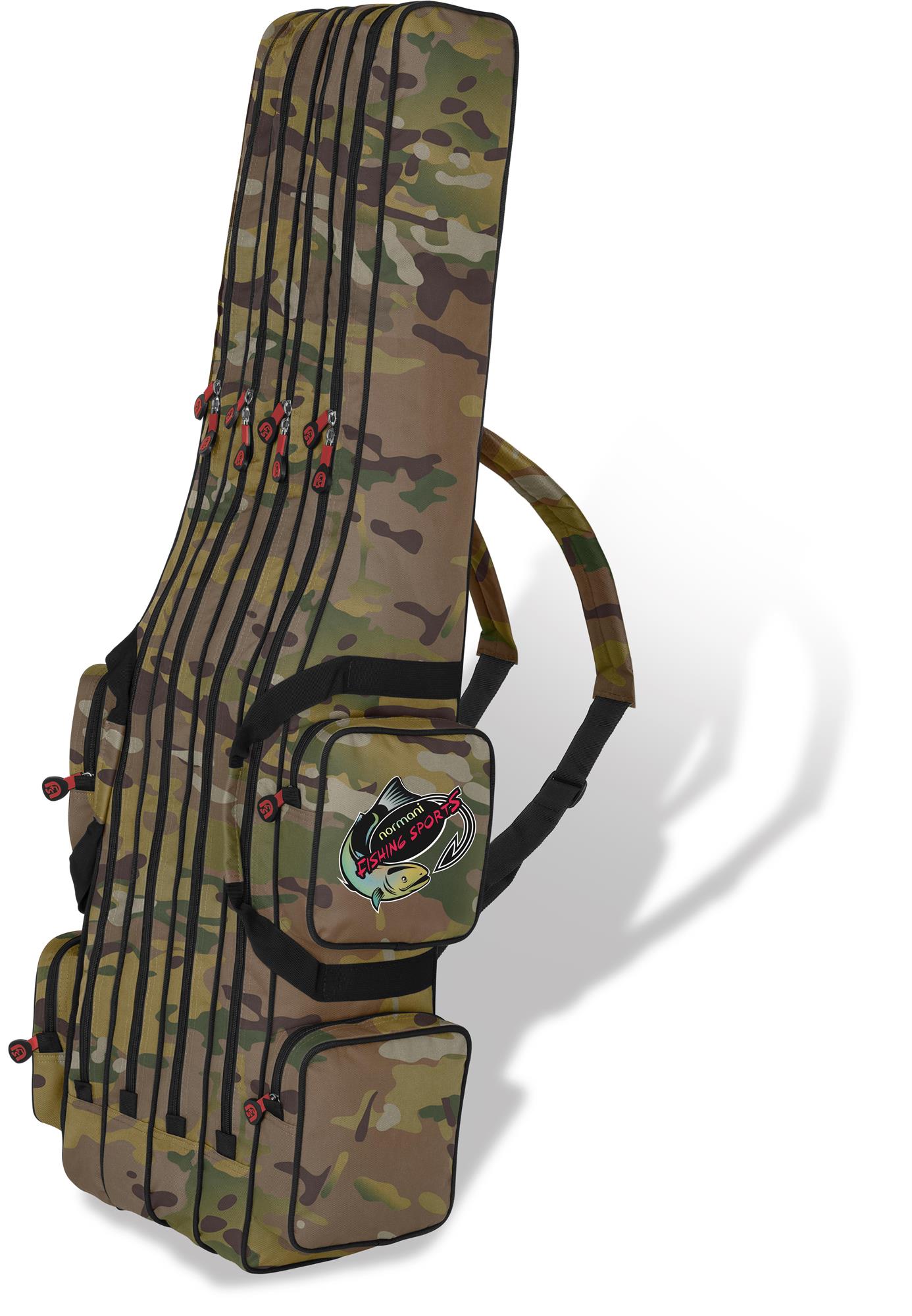 Rutentasche Angeltasche für 8 Ruten - Rutenfutteral Angelkoffer Angelrutentasche - Bild 75 von 91