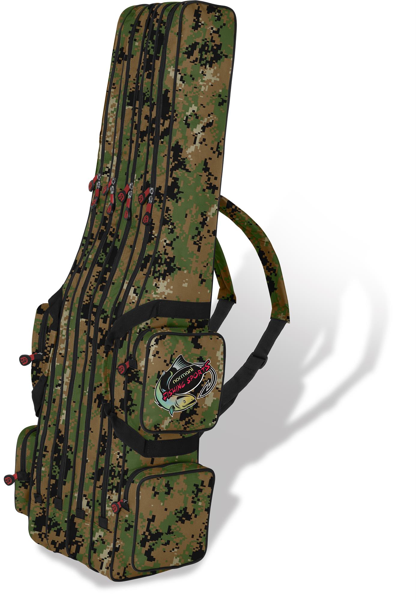 Angelrutentasche Ruttenfutteral Rutentasche Rod Case Angelrucksack Angeltasche