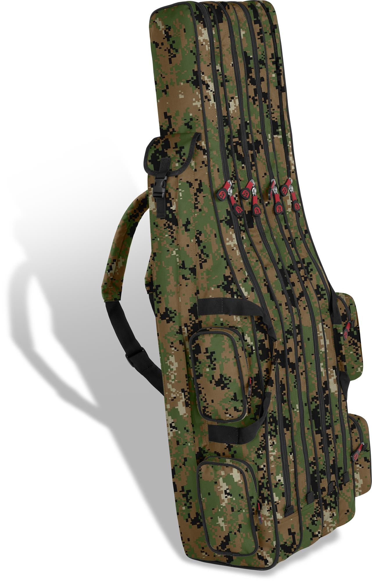 Angelrutentasche Ruttenfutteral Rutentasche Rod Case Angelrucksack Angeltasche