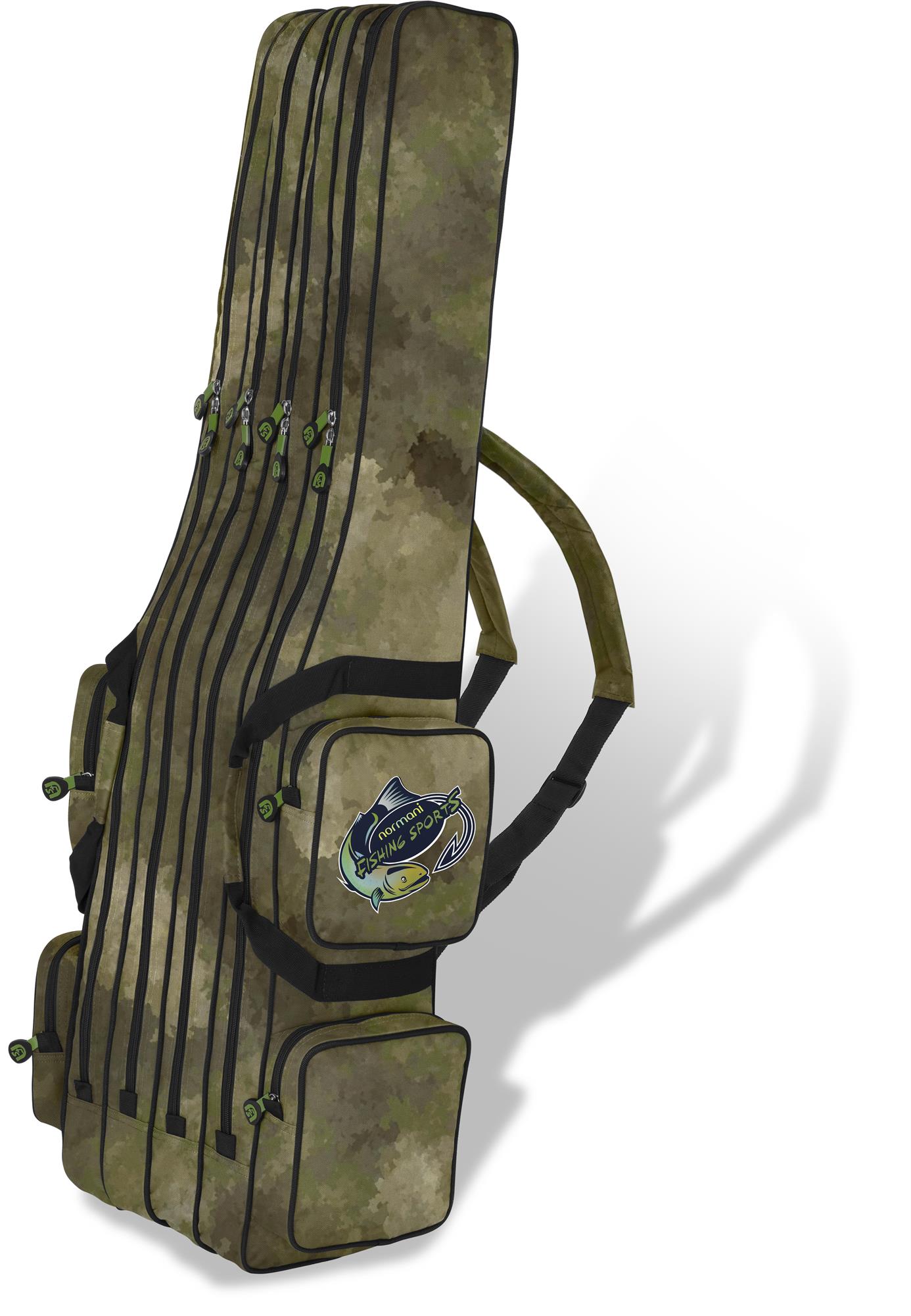 Rutentasche Angeltasche für 8 Ruten - Rutenfutteral Angelkoffer Angelrutentasche - Bild 57 von 91