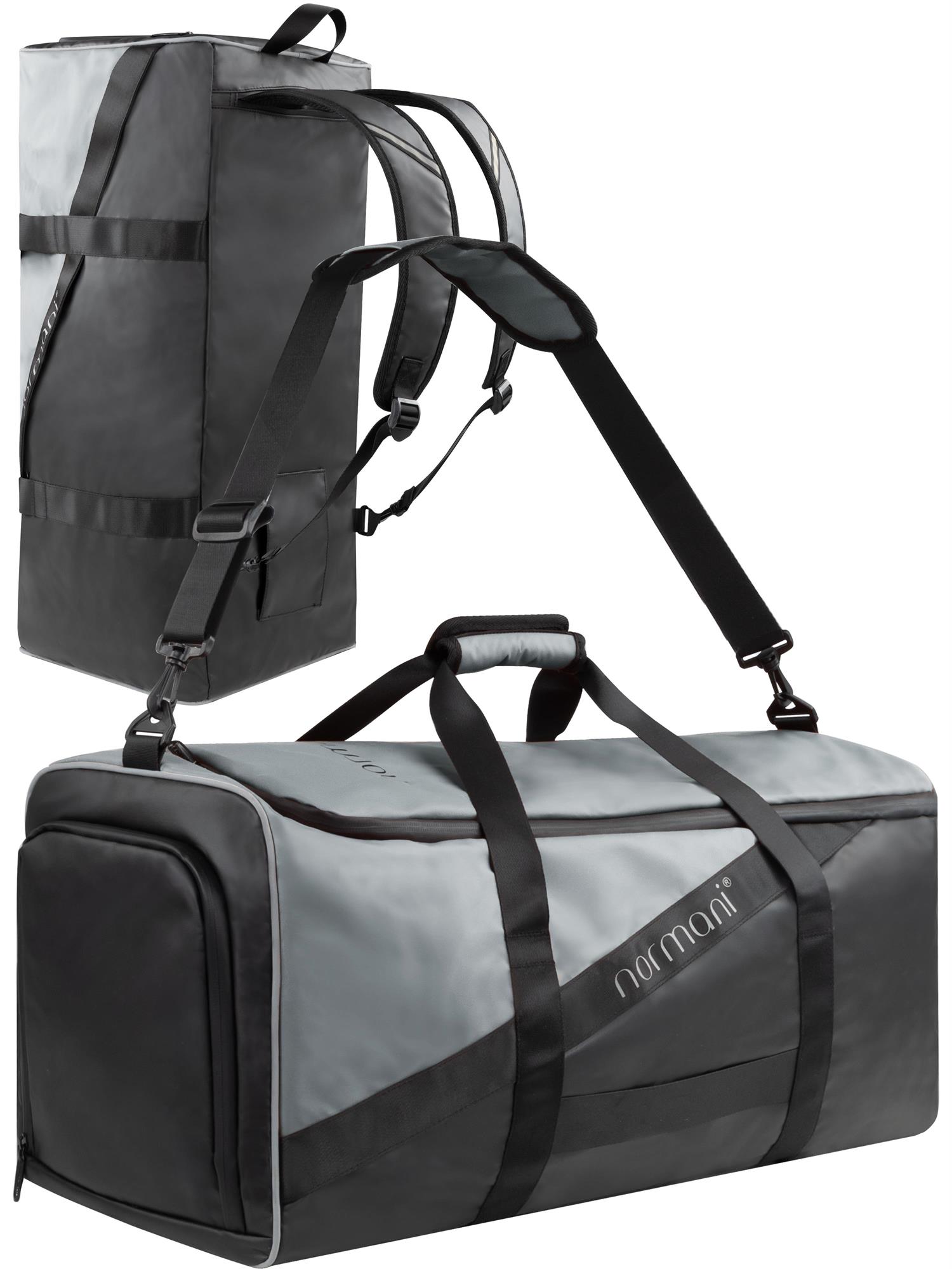 Reisetasche mit Rucksackfunktion und Nassfach / Schuhfach 120 Liter Sporttasche - Bild 18 von 33