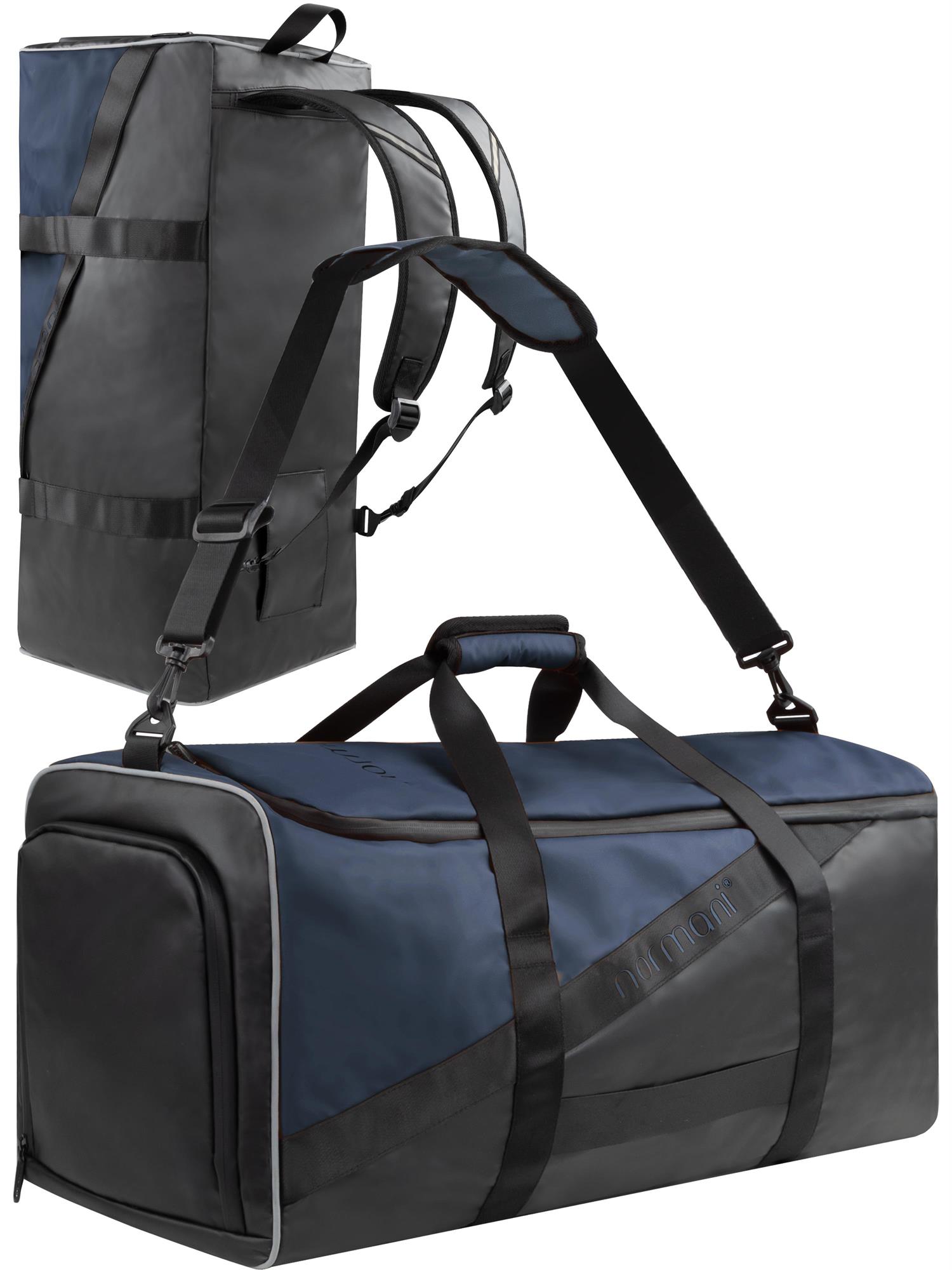 Reisetasche mit Rucksackfunktion und Nassfach / Schuhfach 120 Liter Sporttasche - Bild 10 von 33