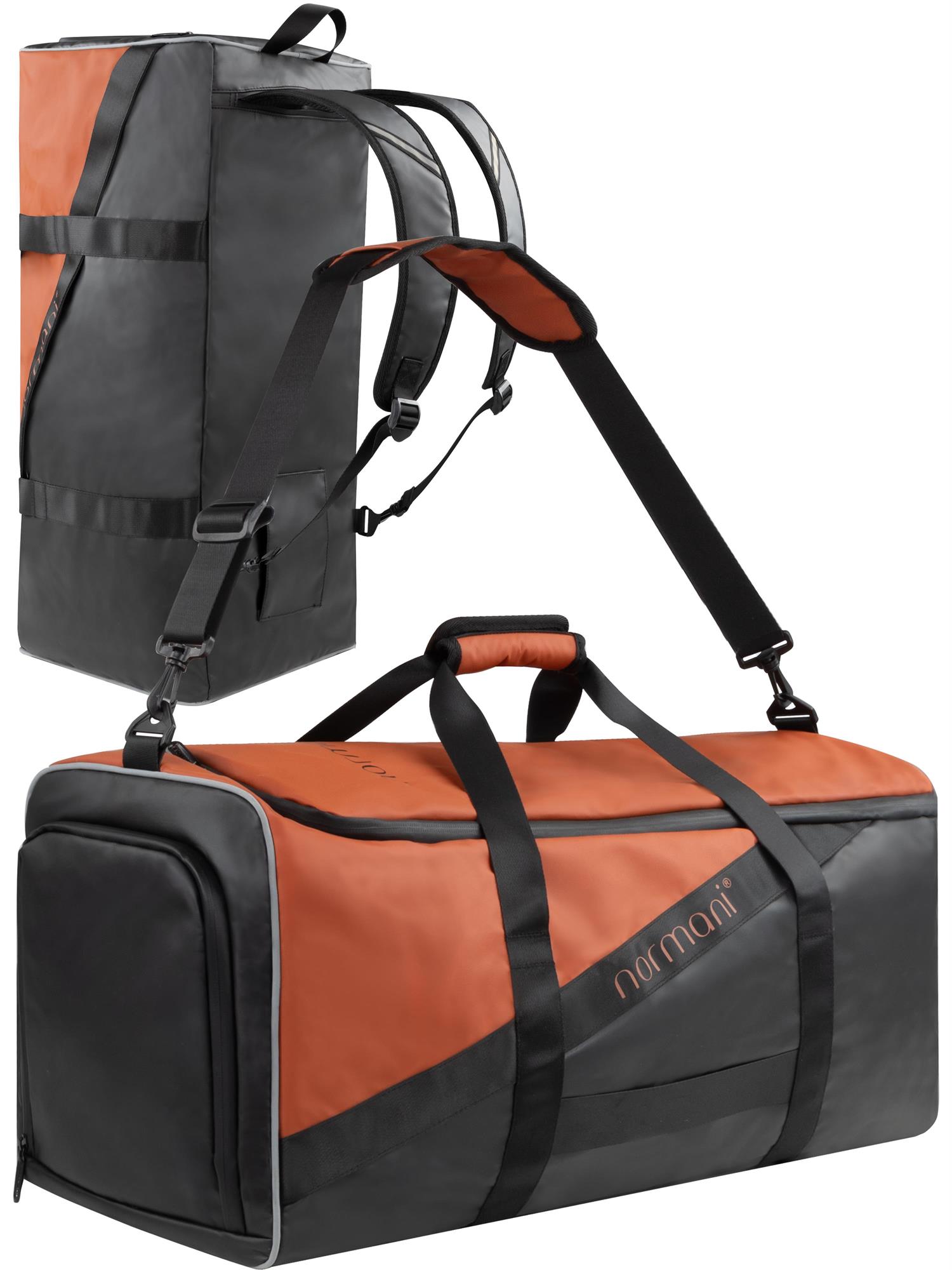 Reisetasche mit Rucksackfunktion und Nassfach / Schuhfach 120 Liter Sporttasche - Bild 26 von 33