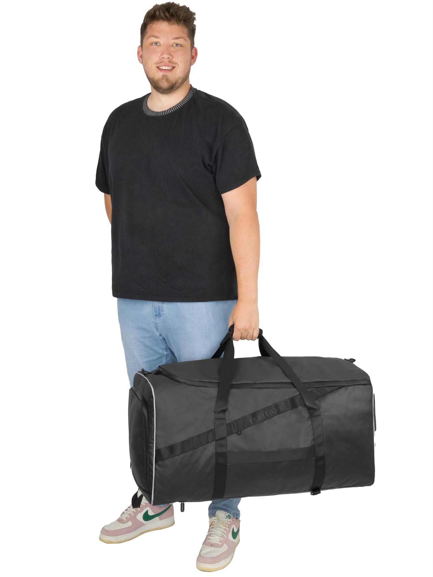 Reisetasche mit Rucksackfunktion und Nassfach / Schuhfach 120 Liter Sporttasche - Bild 6 von 33