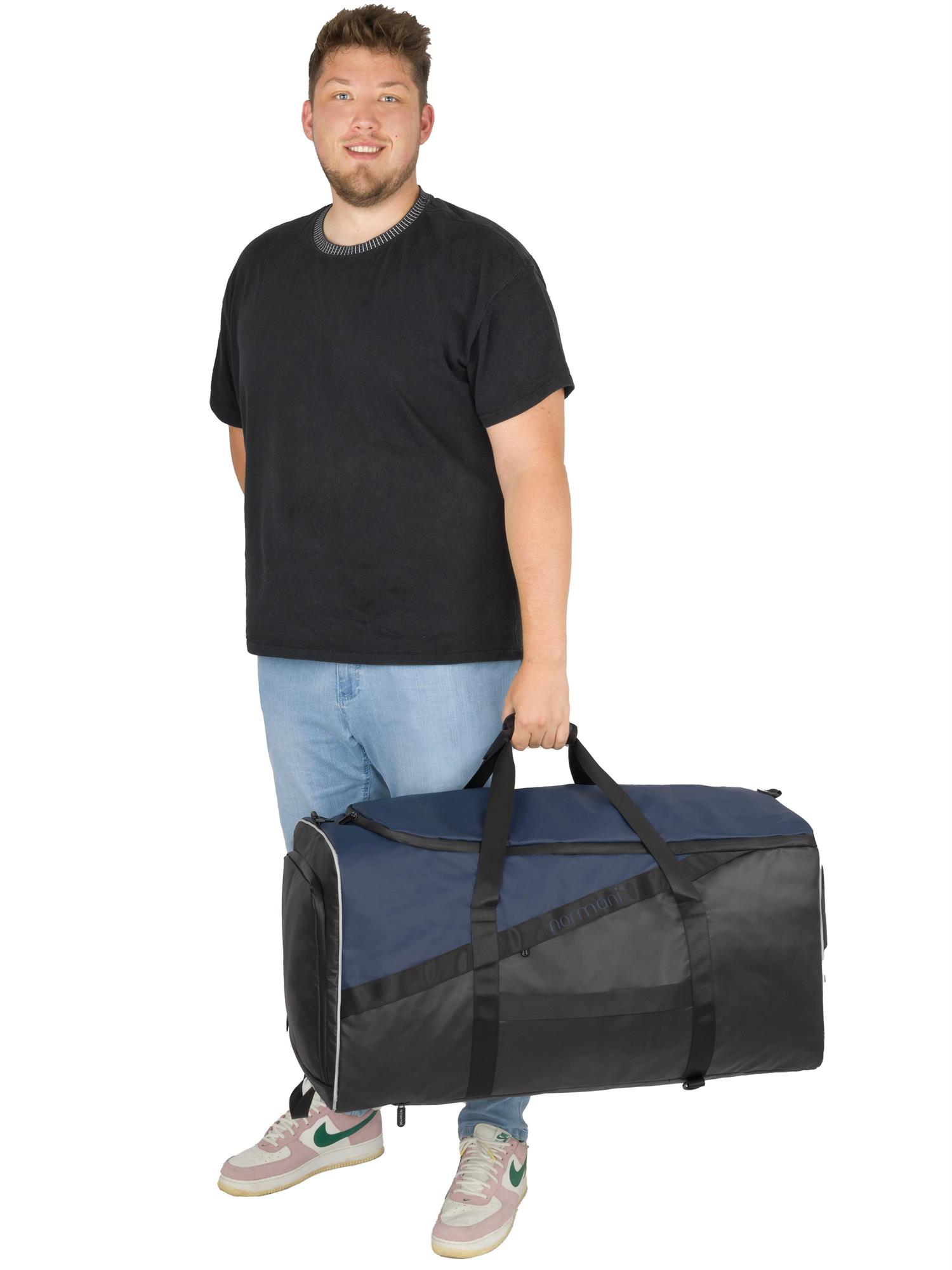 Reisetasche mit Rucksackfunktion und Nassfach / Schuhfach 120 Liter Sporttasche - Bild 14 von 33