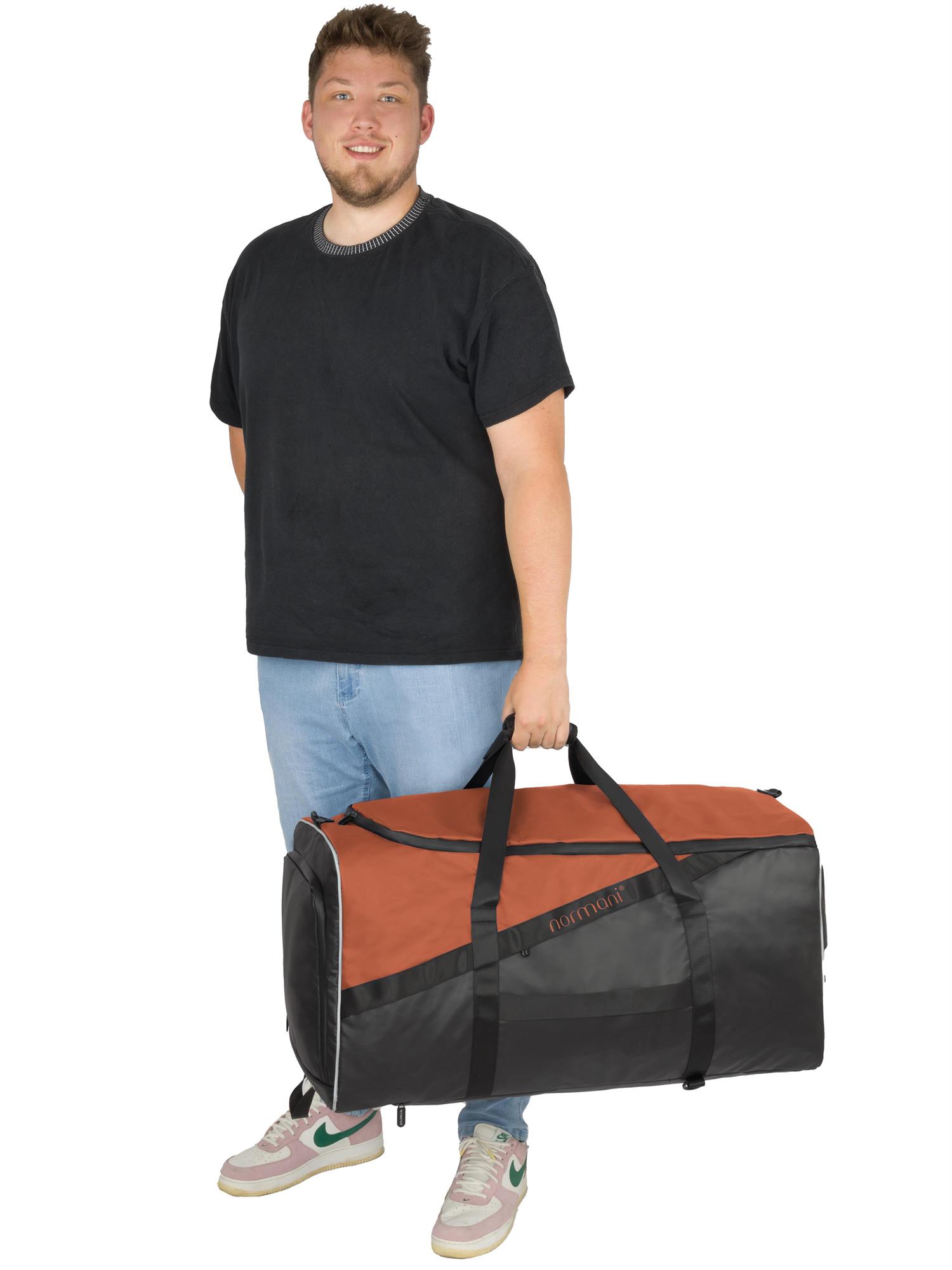 Reisetasche mit Rucksackfunktion und Nassfach / Schuhfach 120 Liter Sporttasche - Bild 30 von 33