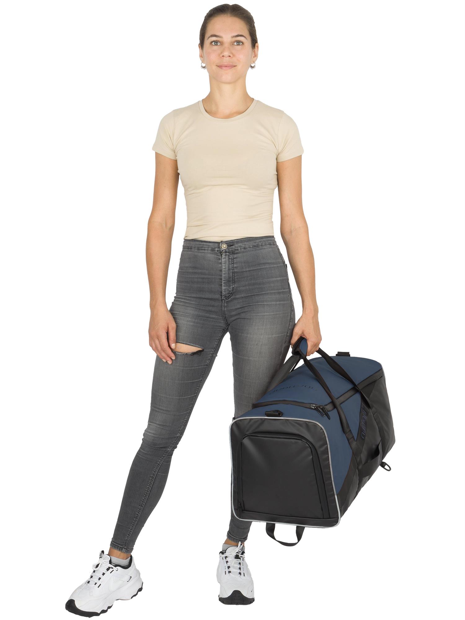 Reisetasche mit Rucksackfunktion und Nassfach / Schuhfach 58 Liter Sporttasche - Bild 14 von 54