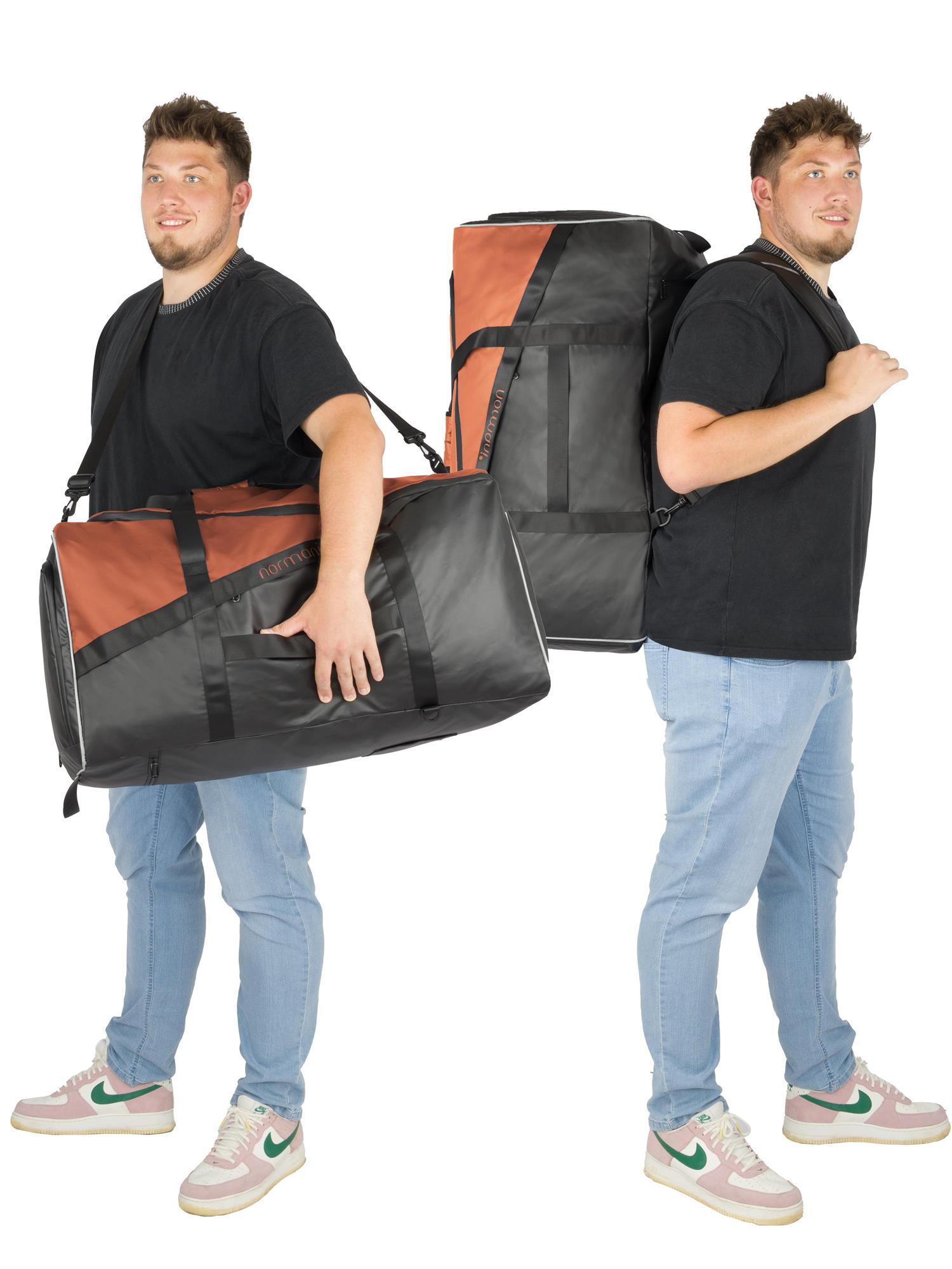 Reisetasche mit Rucksackfunktion und Nassfach / Schuhfach 120 Liter Sporttasche - Bild 31 von 33