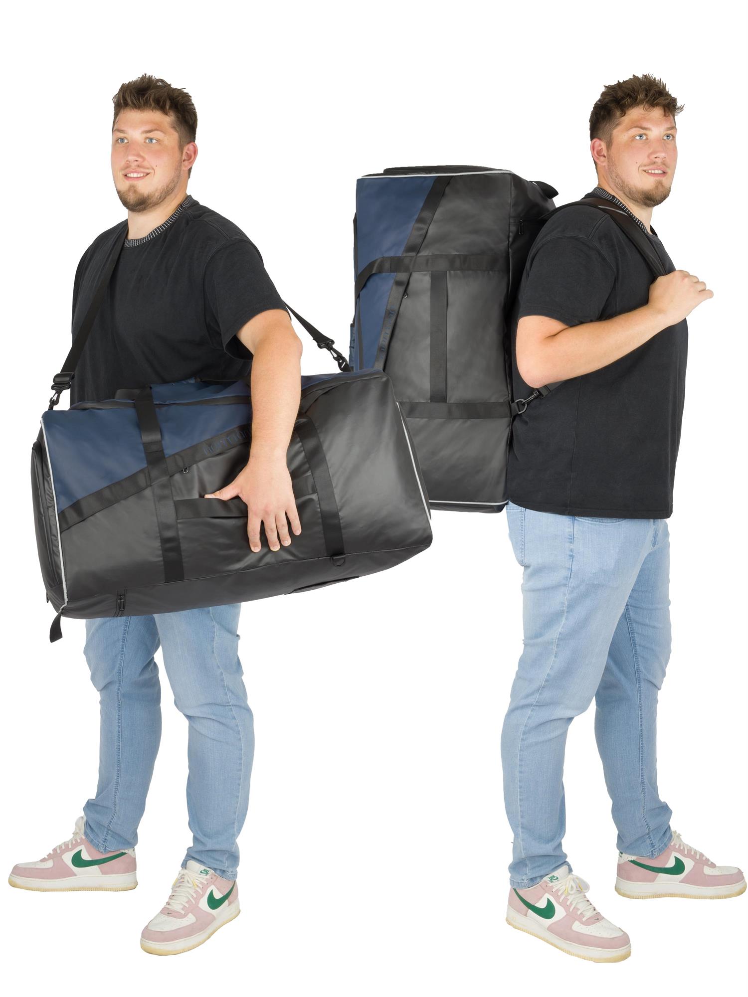 Reisetasche mit Rucksackfunktion und Nassfach / Schuhfach 120 Liter Sporttasche - Bild 15 von 33