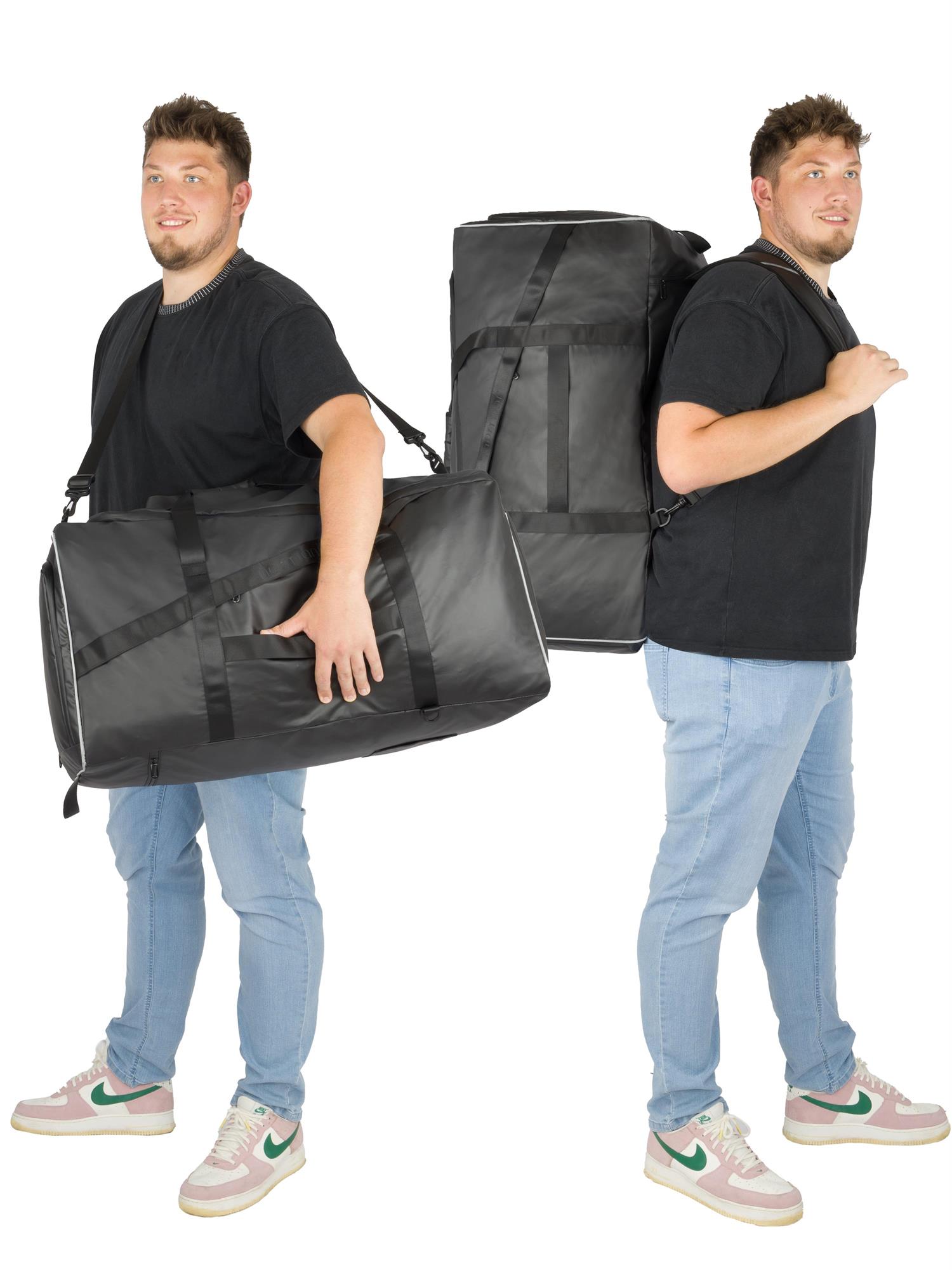 Reisetasche mit Rucksackfunktion und Nassfach / Schuhfach 120 Liter Sporttasche - Bild 7 von 33
