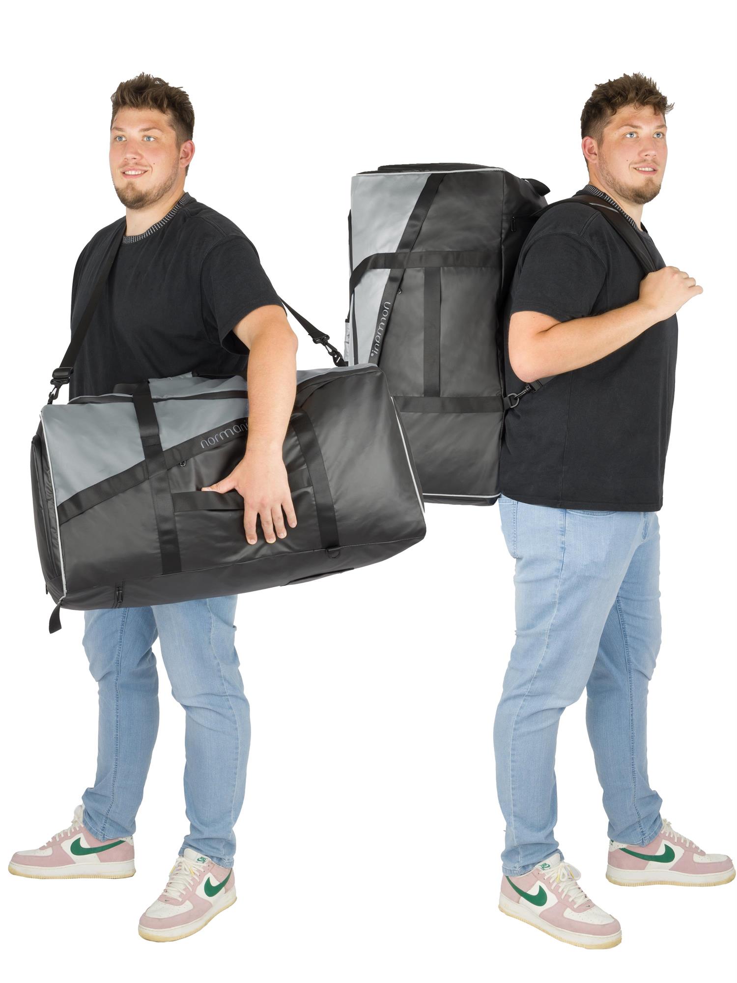 Reisetasche mit Rucksackfunktion und Nassfach / Schuhfach 120 Liter Sporttasche - Bild 23 von 33