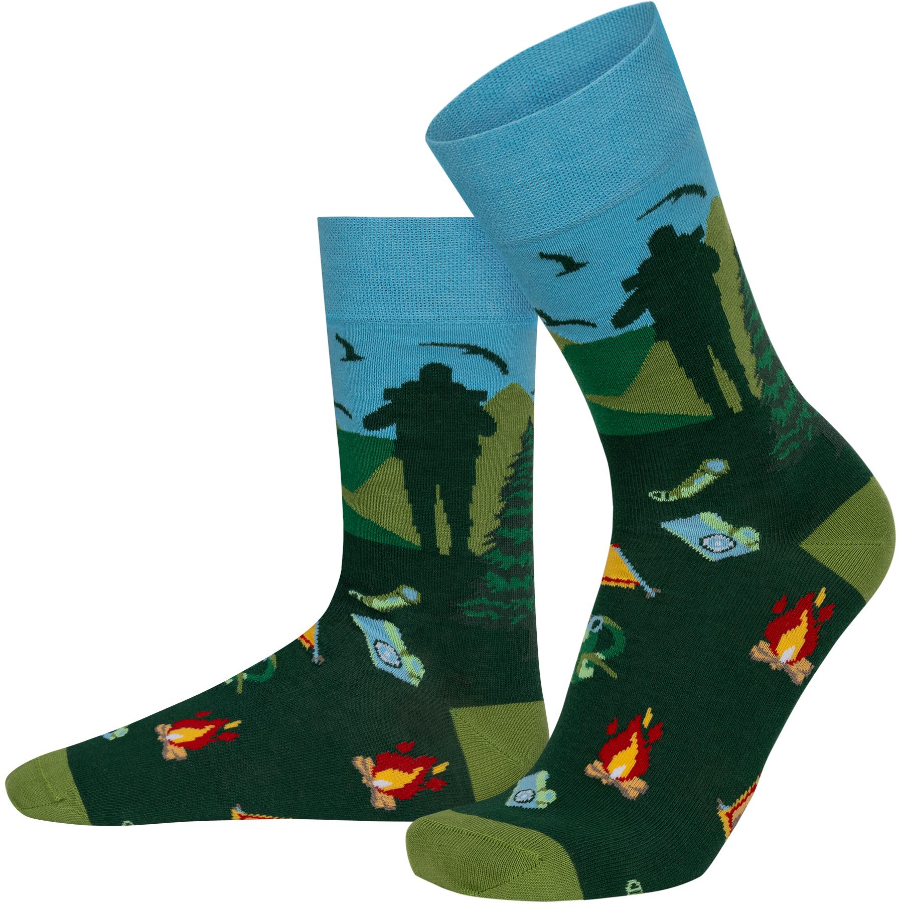 Lustige Motiv Socken aus Baumwolle 2 Paar Bunt Spaß Damen Herren Farbfroh - Bild 96 von 137