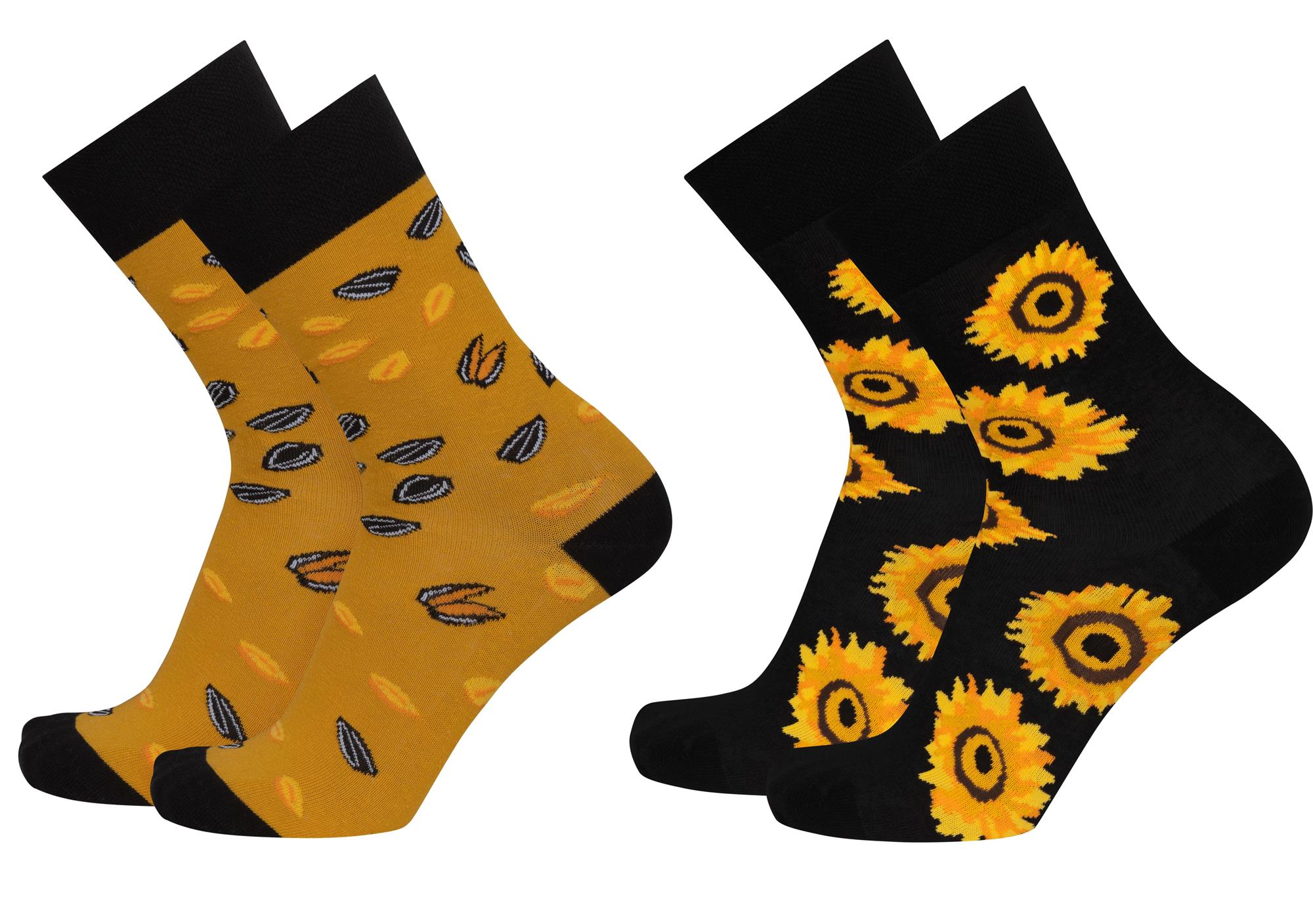 Lustige Motiv Socken aus Baumwolle 2 Paar Bunt Spaß Damen Herren Farbfroh - Bild 112 von 137