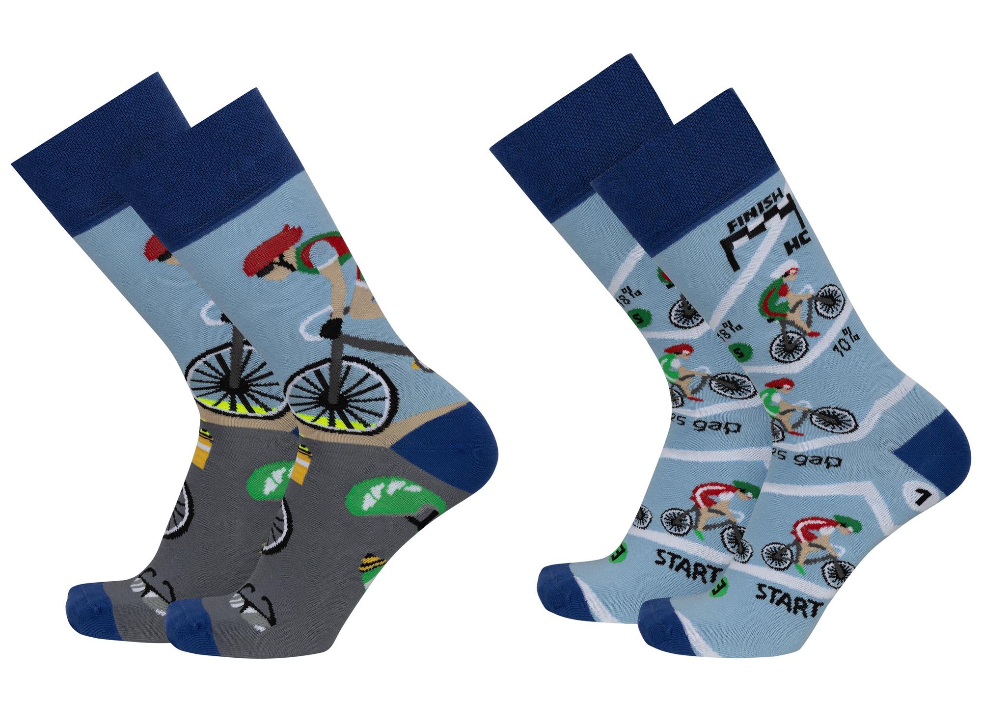 Lustige Motiv Socken aus Baumwolle 2 Paar Bunt Spaß Damen Herren Farbfroh - Bild 119 von 137