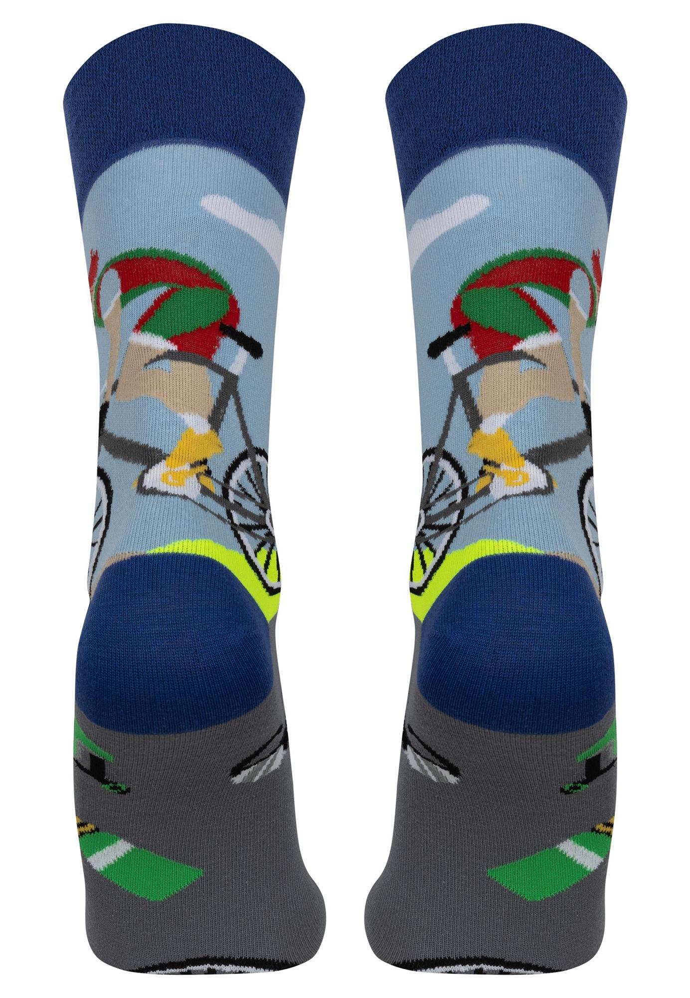 Lustige Motiv Socken aus Baumwolle 2 Paar Bunt Spaß Damen Herren Farbfroh - Bild 120 von 137