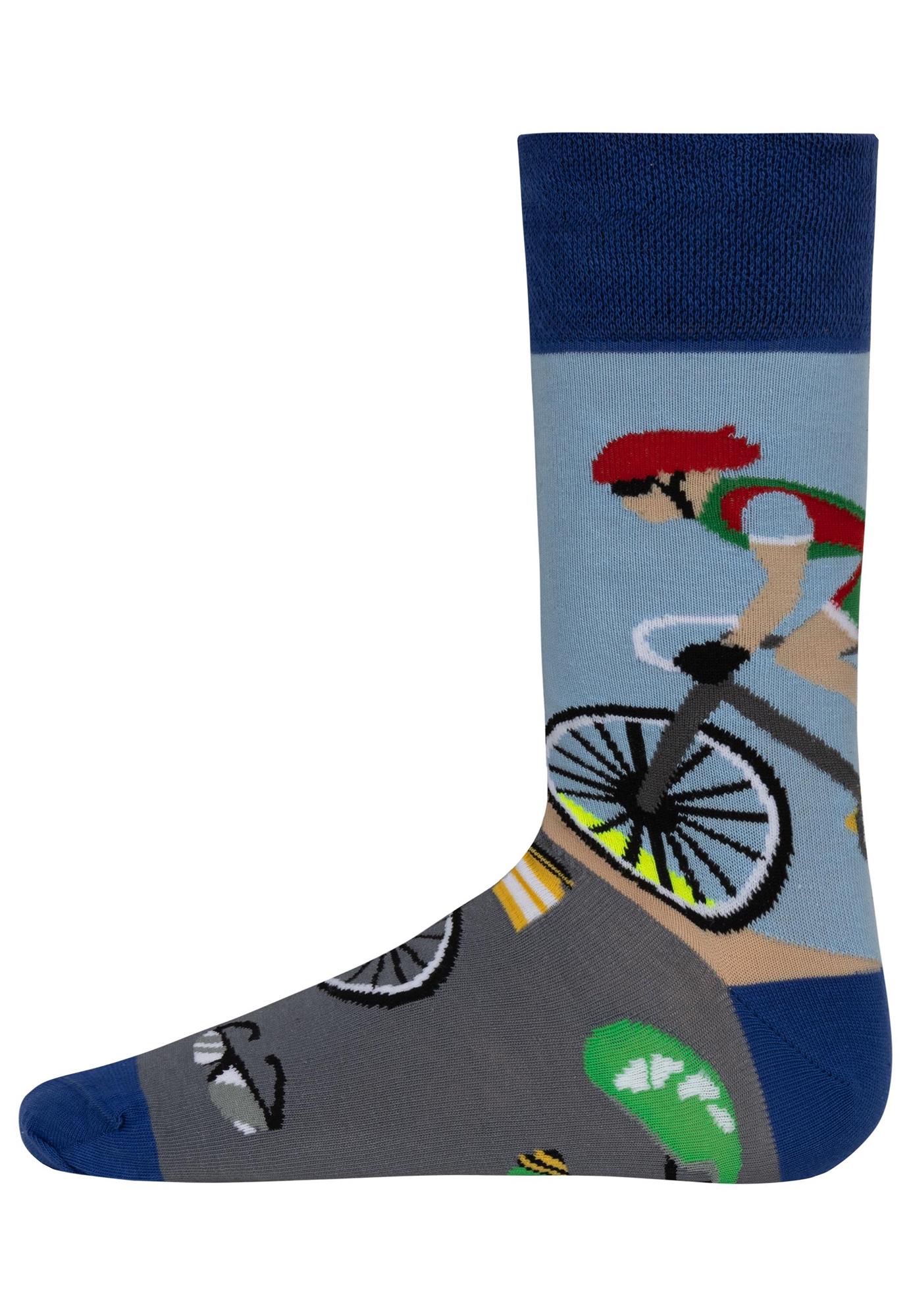Lustige Motiv Socken aus Baumwolle 2 Paar Bunt Spaß Damen Herren Farbfroh - Bild 122 von 137