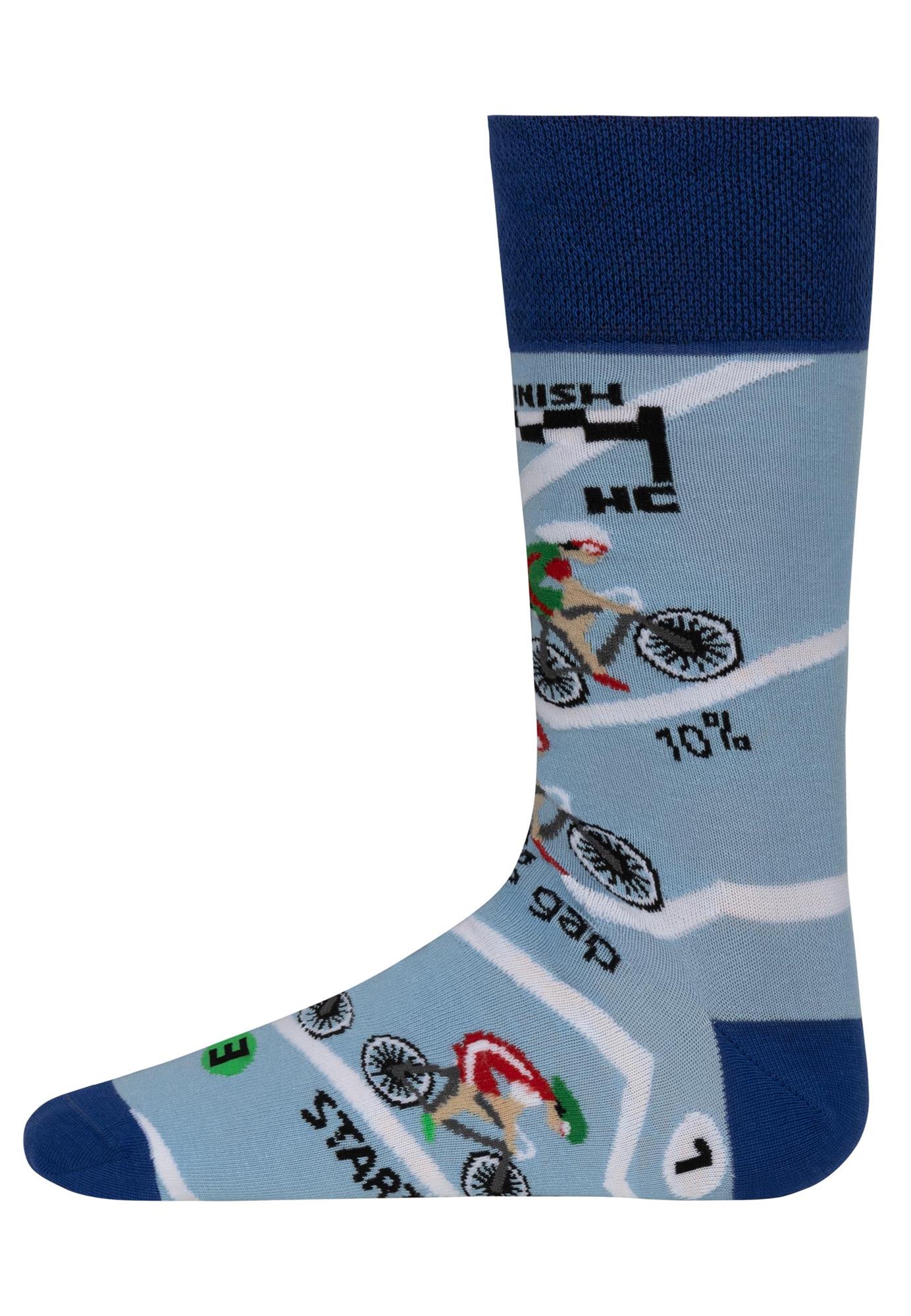 Lustige Motiv Socken aus Baumwolle 2 Paar Bunt Spaß Damen Herren Farbfroh - Bild 123 von 137