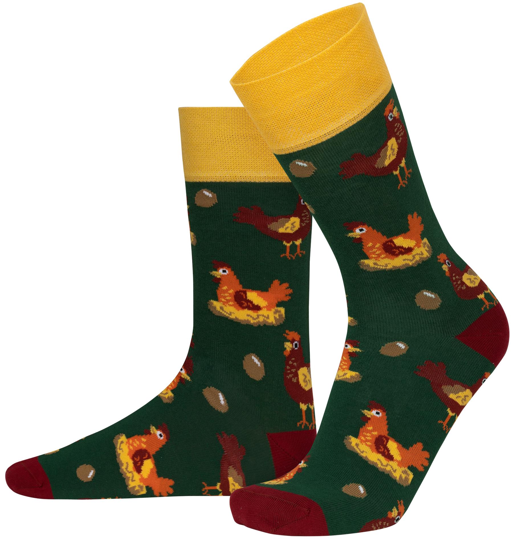 Lustige Motiv Socken aus Baumwolle 2 Paar Bunt Spaß Damen Herren Farbfroh - Bild 125 von 137