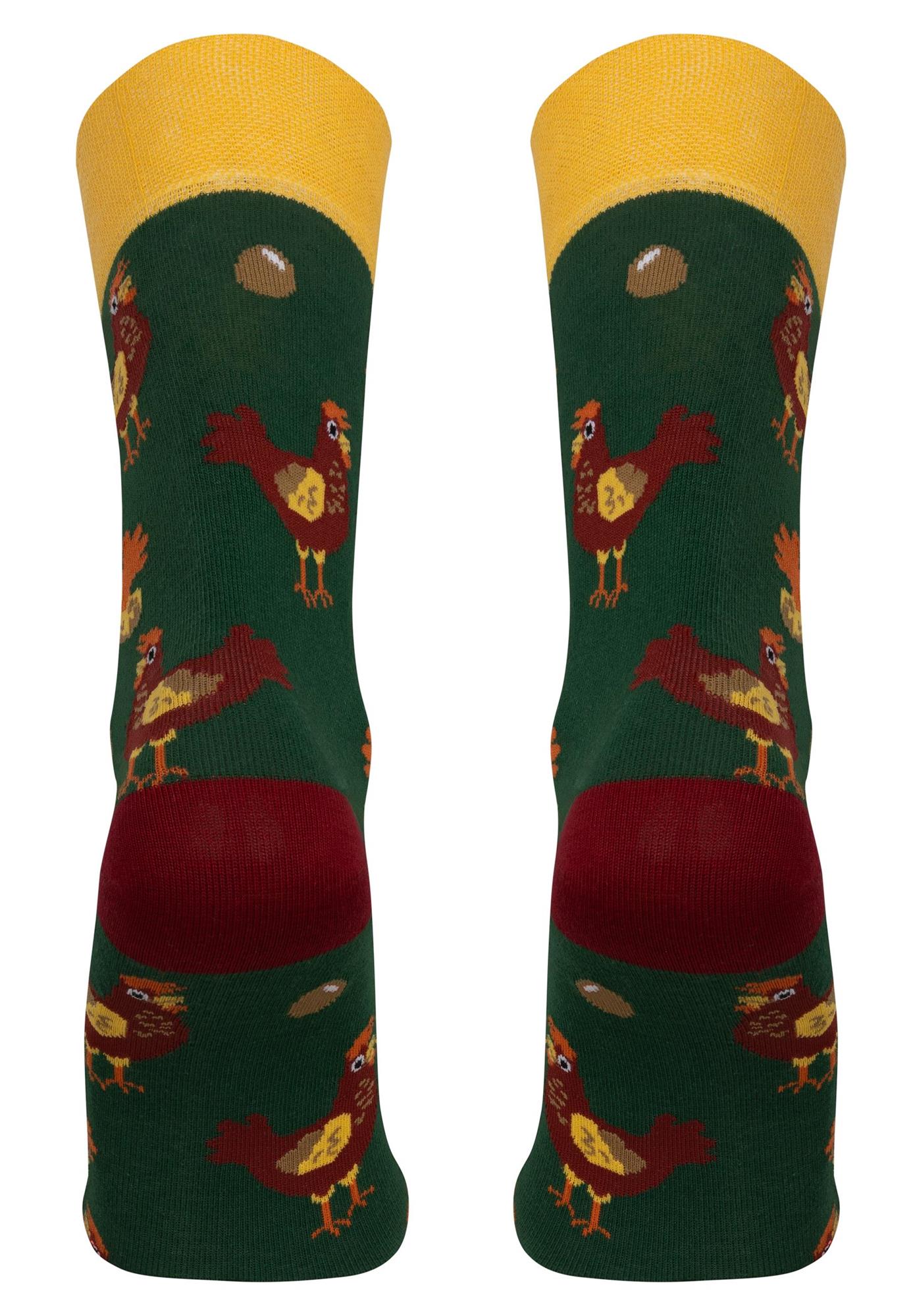 Lustige Motiv Socken aus Baumwolle 2 Paar Bunt Spaß Damen Herren Farbfroh - Bild 128 von 137