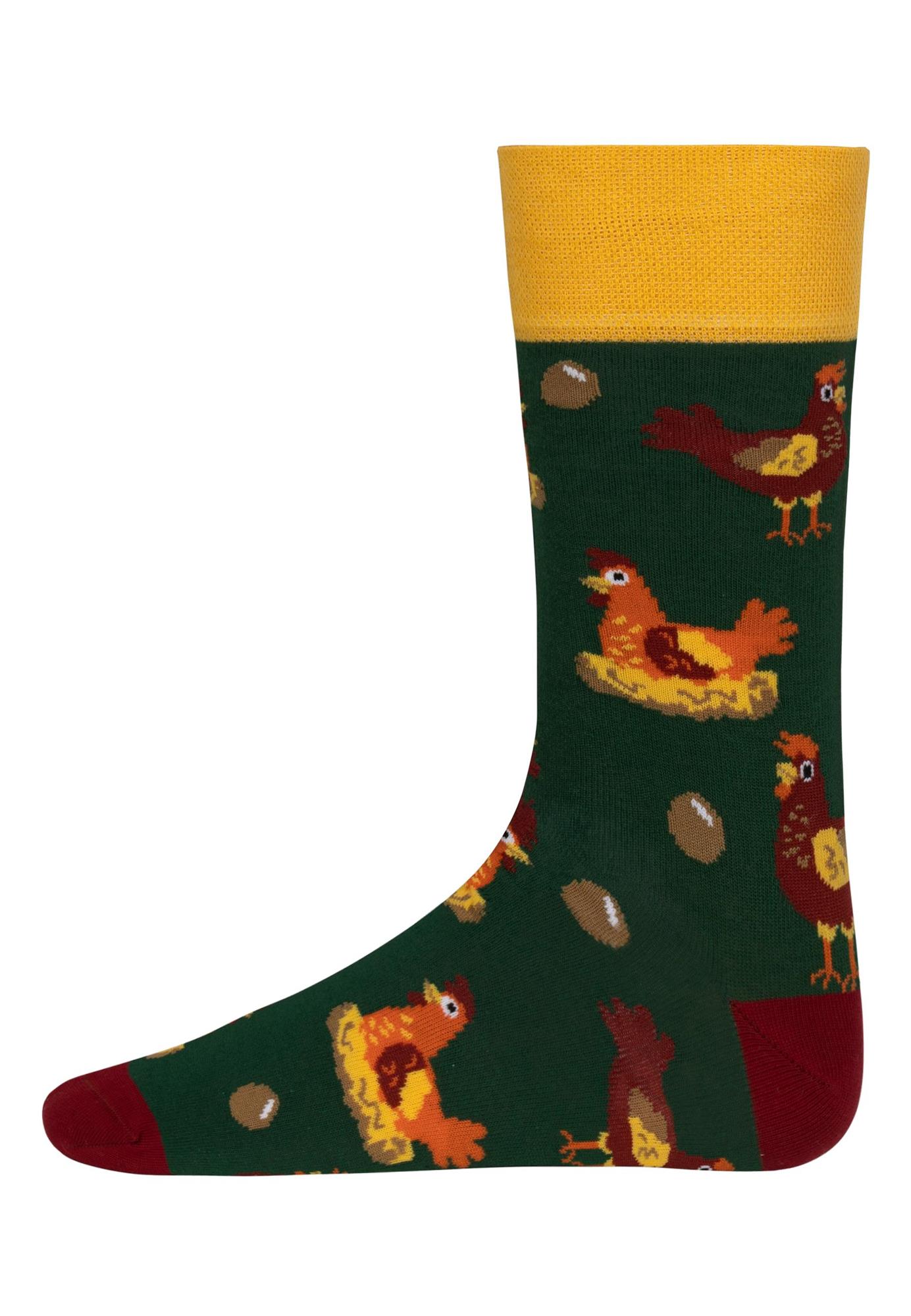 Lustige Motiv Socken aus Baumwolle 2 Paar Bunt Spaß Damen Herren Farbfroh - Bild 130 von 137
