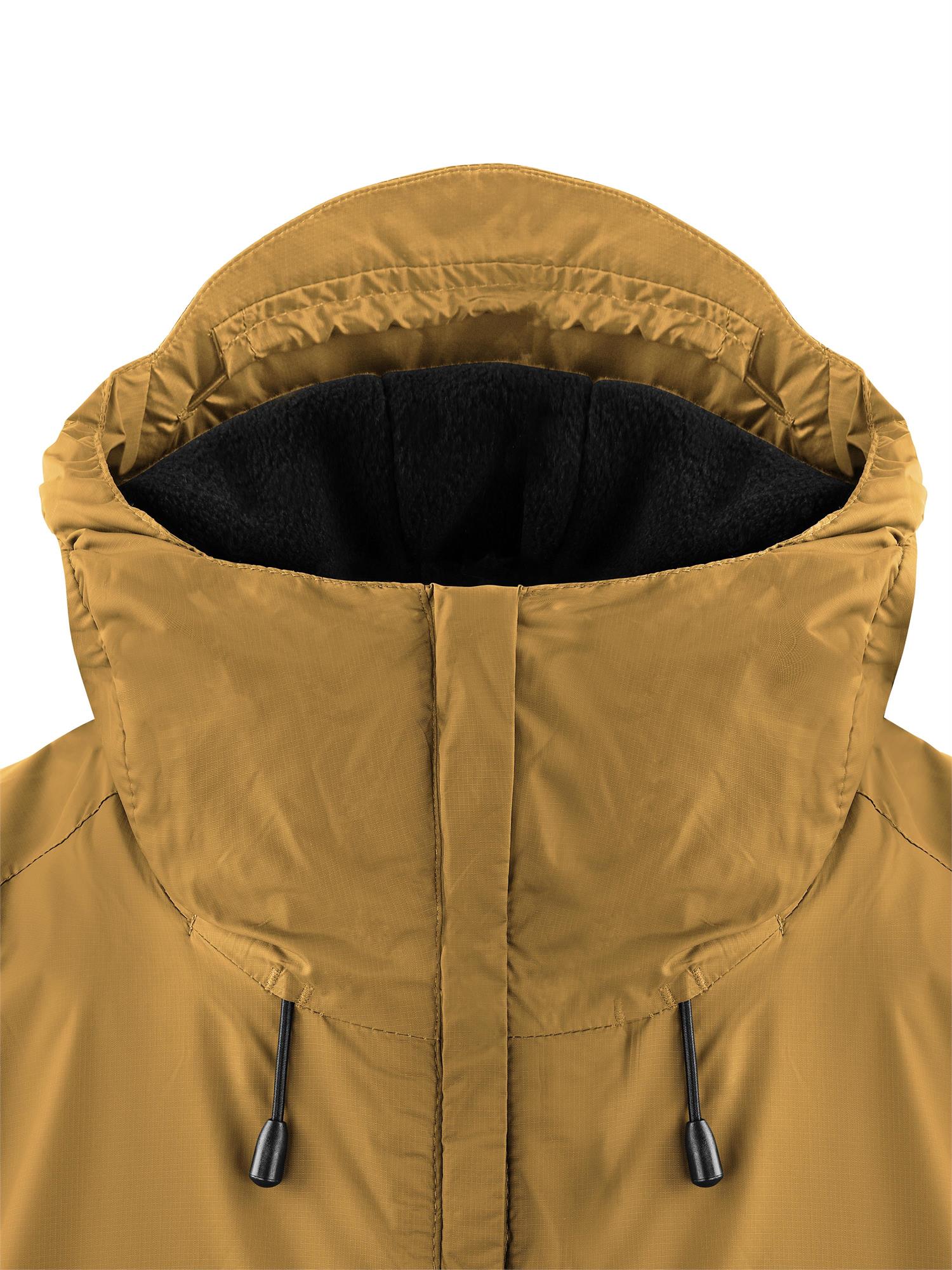 Herren Windbreaker Winterjacke Schlupfjacke Winter Anorak mit Fleece bis -20C