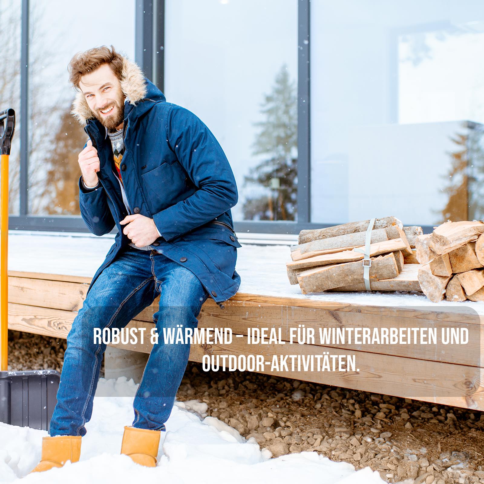 Warme Wintersocken aus 100% Schafwolle Plüschsohle, atmungsaktiv, geruchshemmend - Bild 8 von 17