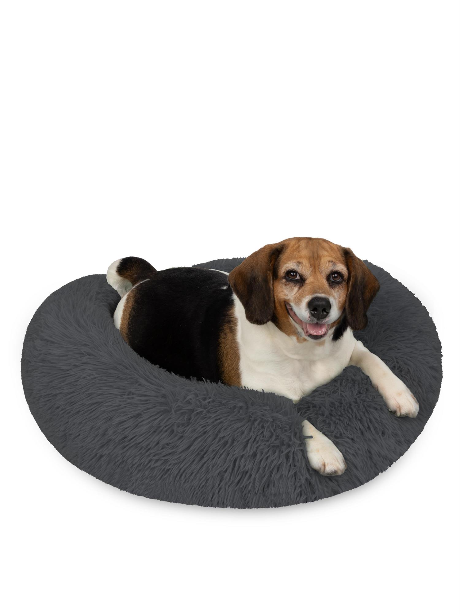 Rundes Hundebett für große und kleine Hunde - Ergonomisches Hundekissen Donut - Bild 7 von 29
