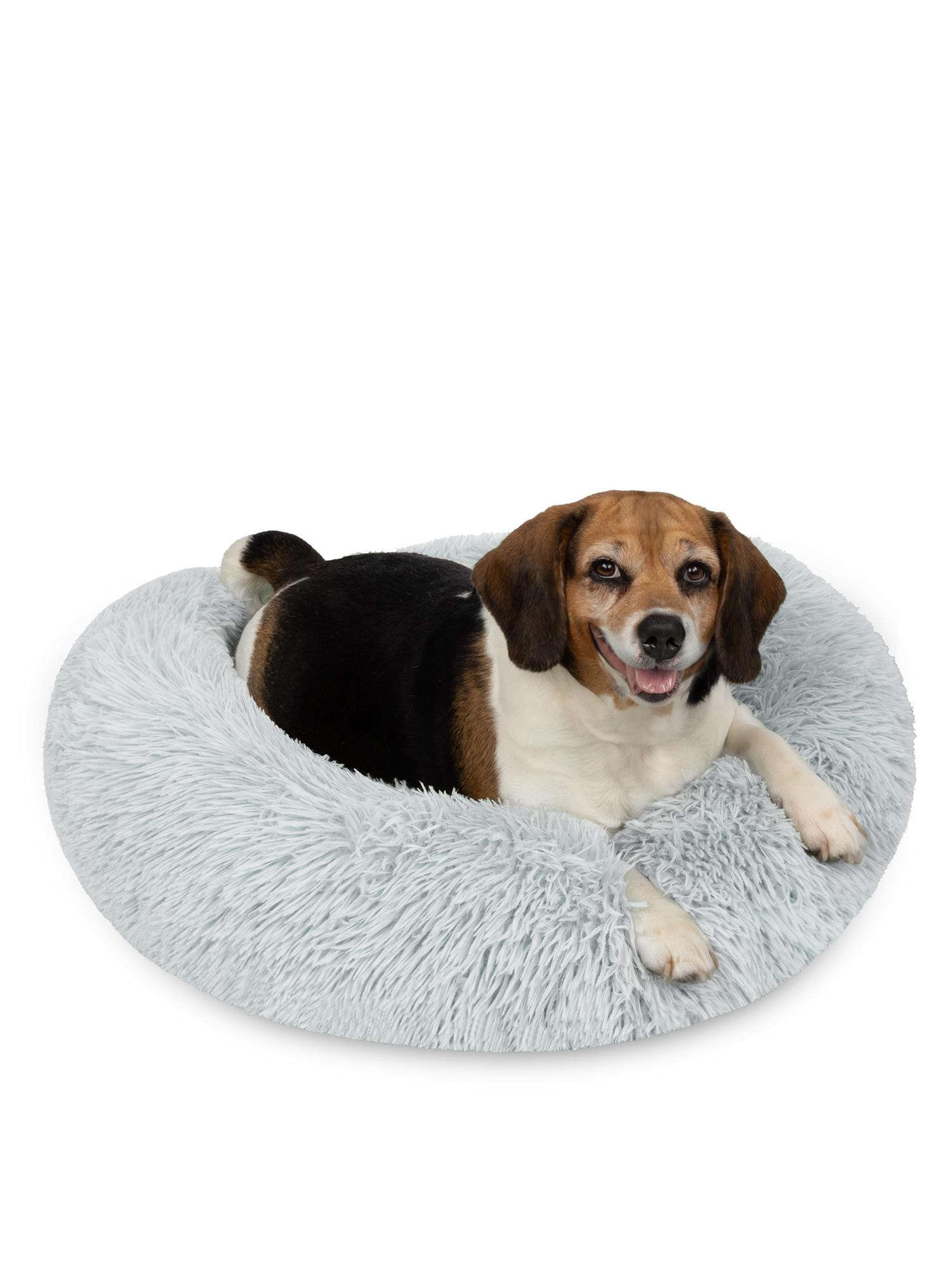 Rundes Hundebett für große und kleine Hunde - Ergonomisches Hundekissen Donut - Bild 14 von 29