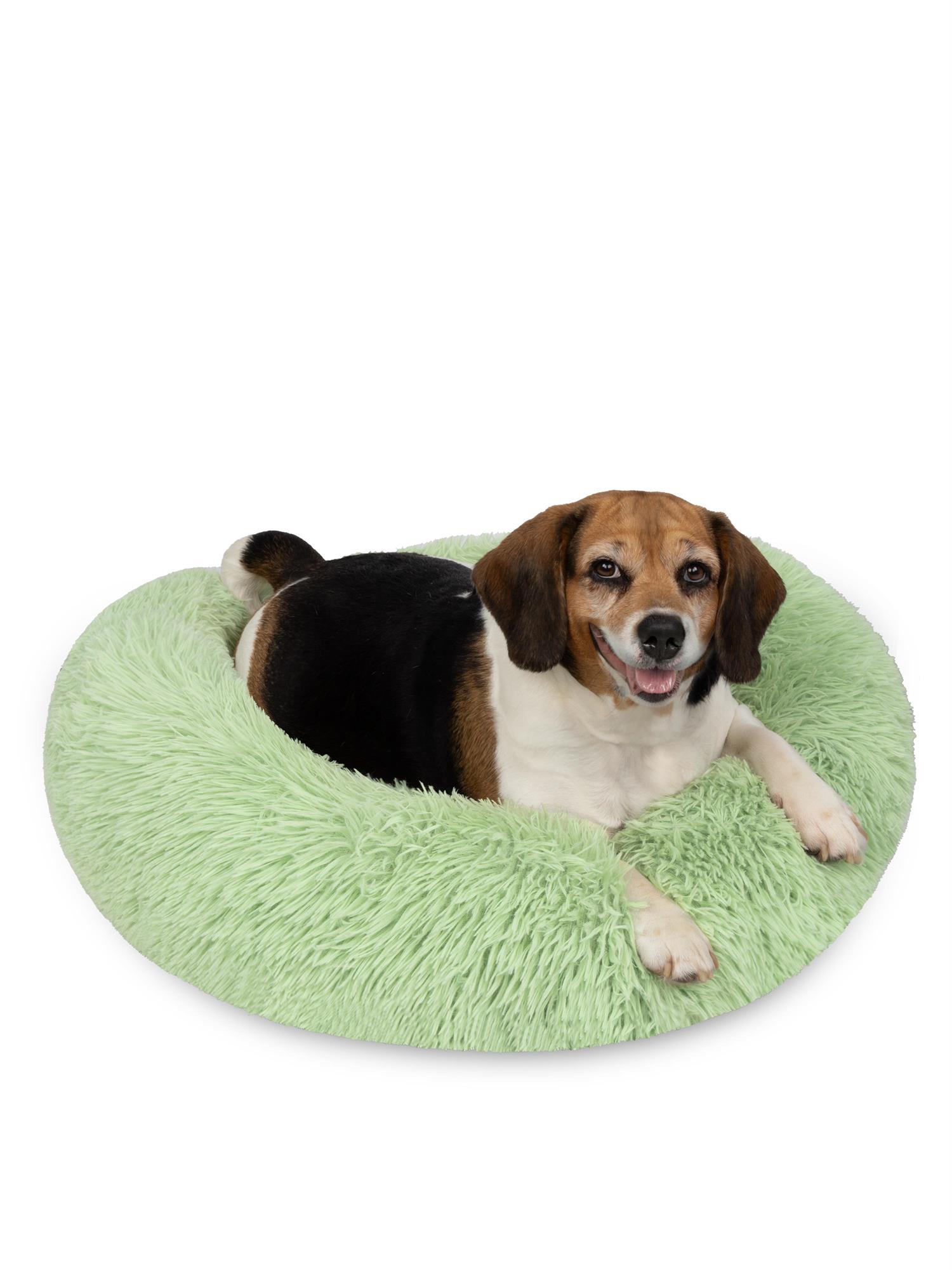 Rundes Hundebett für große und kleine Hunde - Ergonomisches Hundekissen Donut - Bild 28 von 29