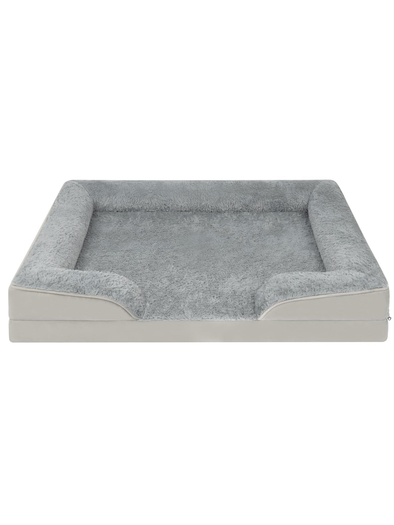 Hundebett ergonomischer Hundekorb - orthopädisches Hundekissen mit hohem Rand