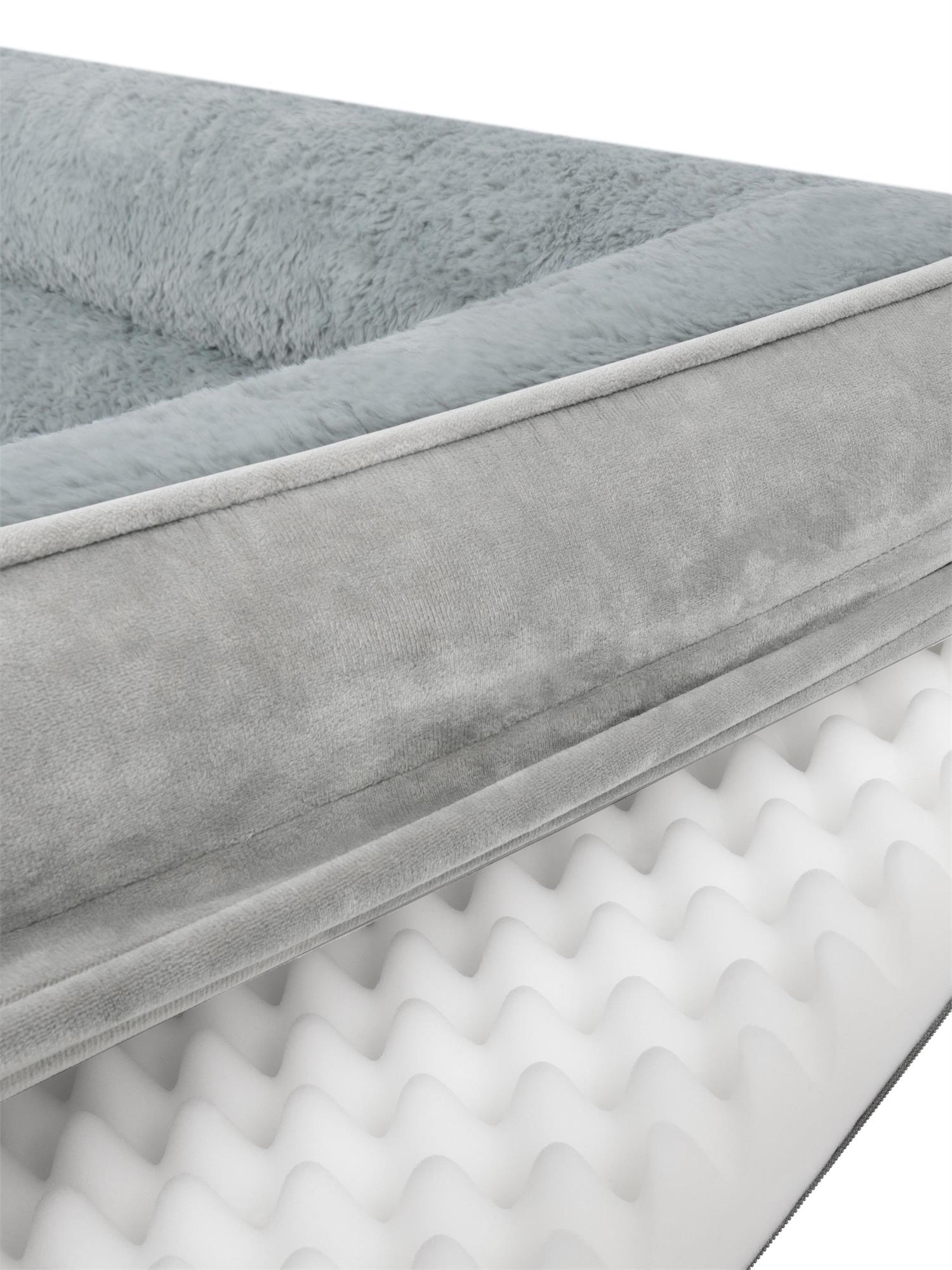 Hundebett ergonomischer Hundekorb - orthopädisches Hundekissen mit hohem Rand