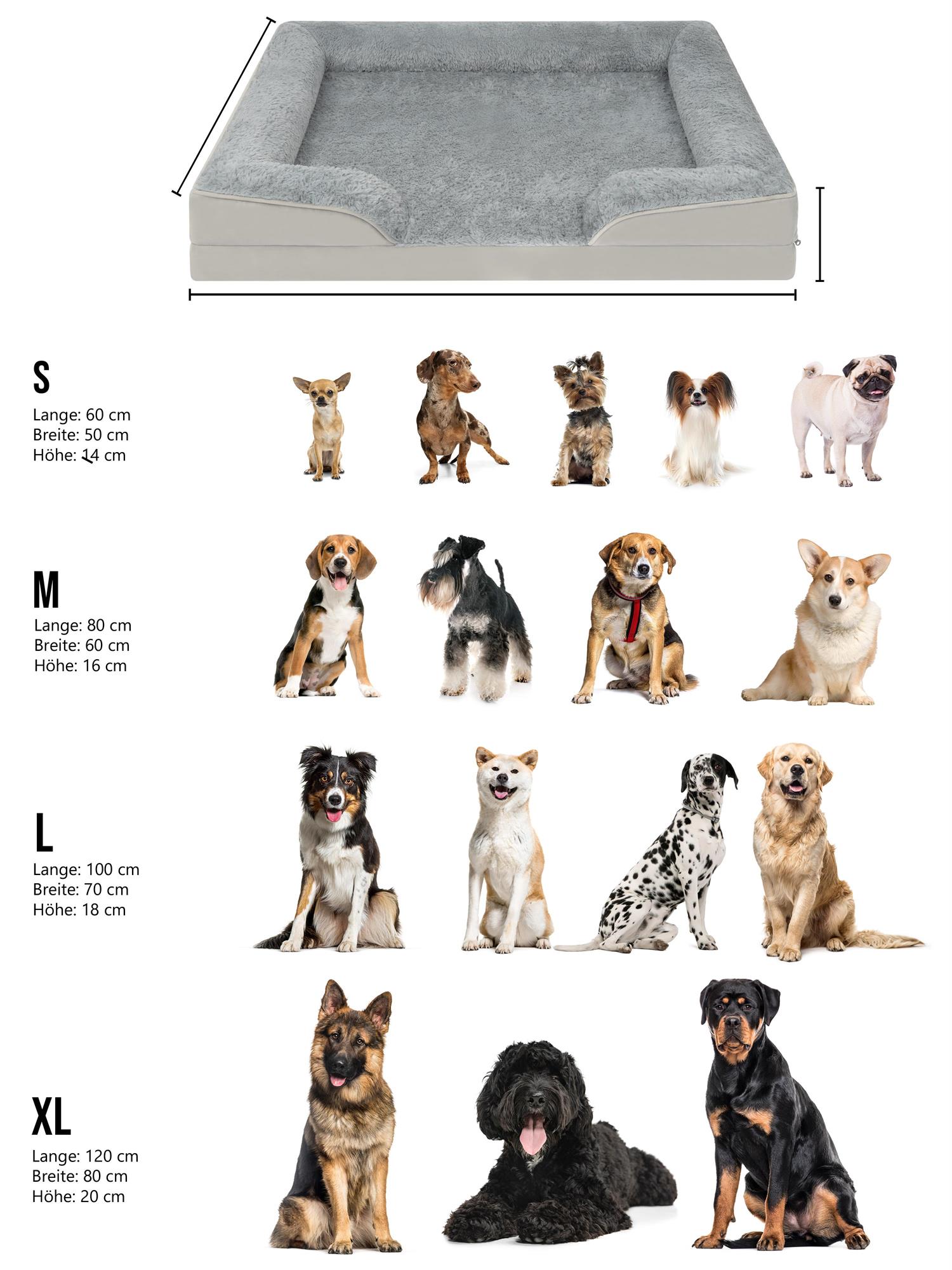 Orthopädisches Tierbett für Hunde & Katzen – Waschbares, rutschfestes Hundebett - Bild 10 von 19