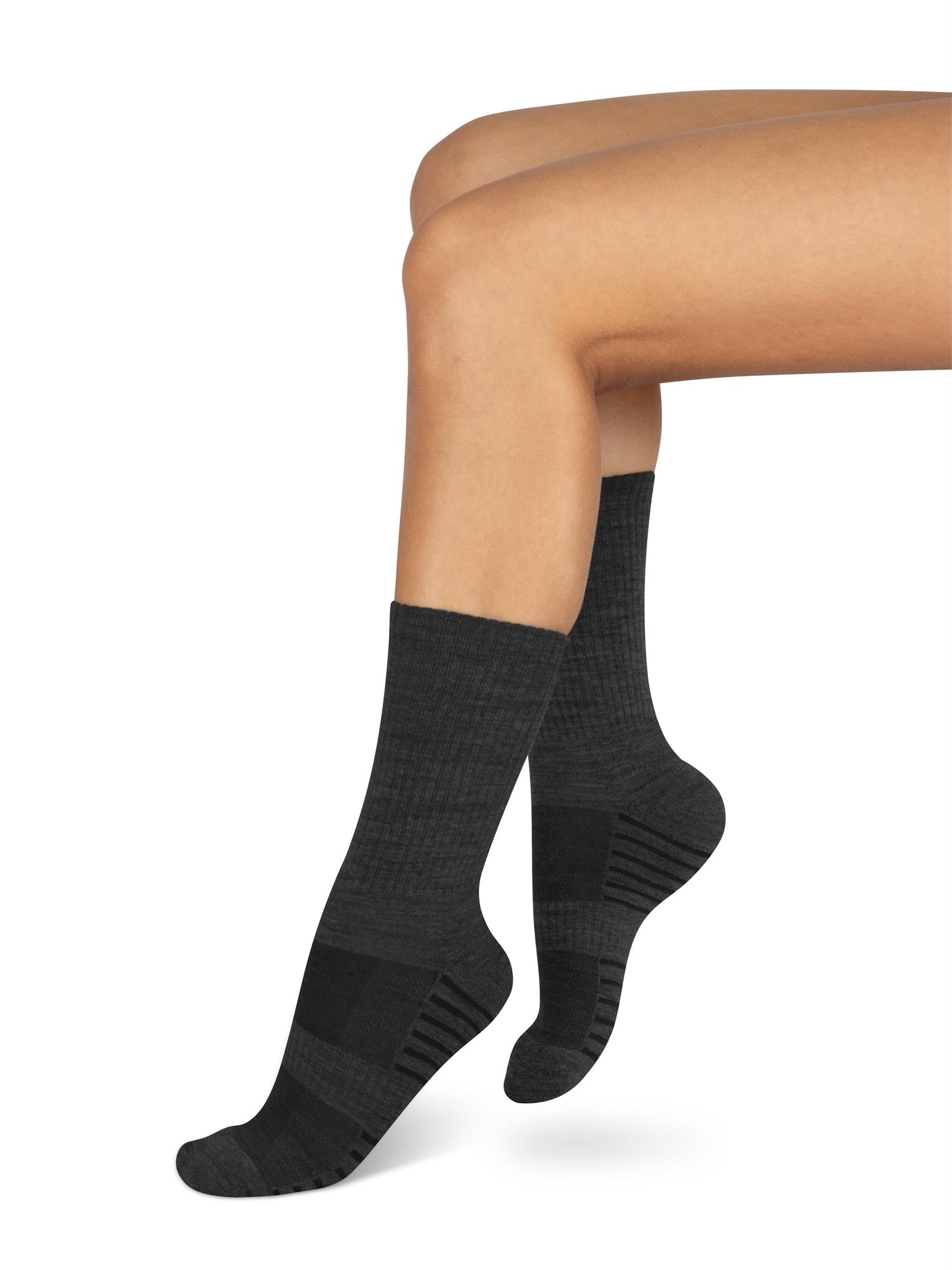 Trekking Wander Socken 4 Paar mit Polstersohle und Komfortbund ohne einschneiden - Bild 18 von 28