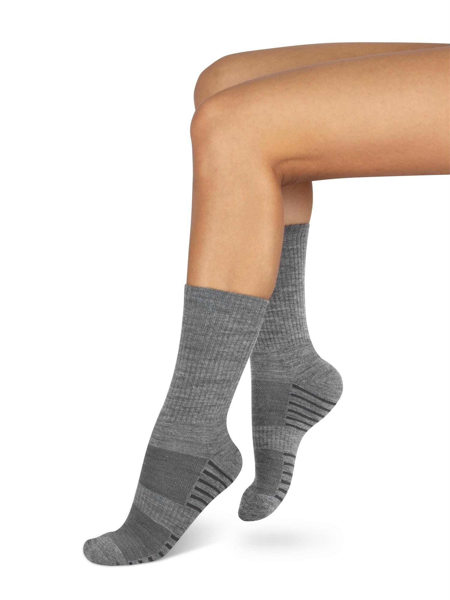 Trekking Wander Socken 4 Paar mit Polstersohle und Komfortbund ohne einschneiden - Bild 27 von 28