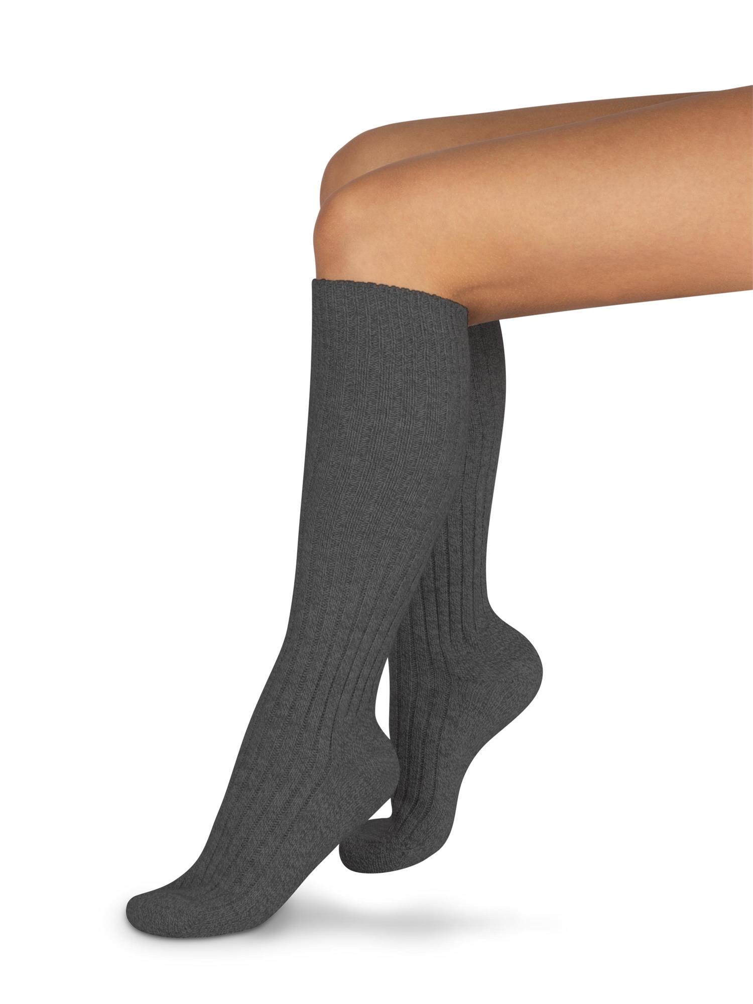 3 Paar Norweger-Kniestrümpfe aus Schafwolle mit Frotteeverstärkung - Bild 5 von 11